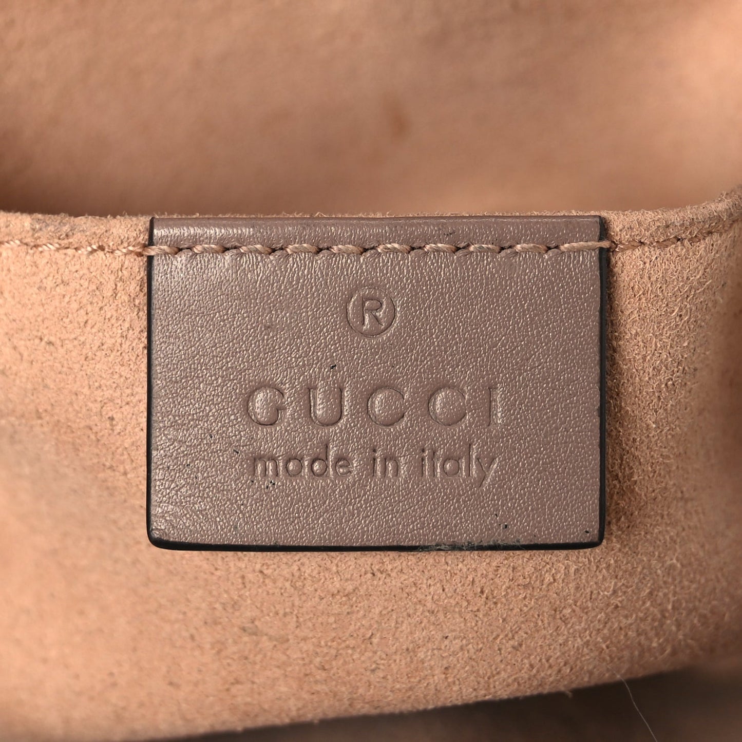 Gucci Calfskin Matelasse GG Marmont Belt Bag 85 34 Porcelain Rose