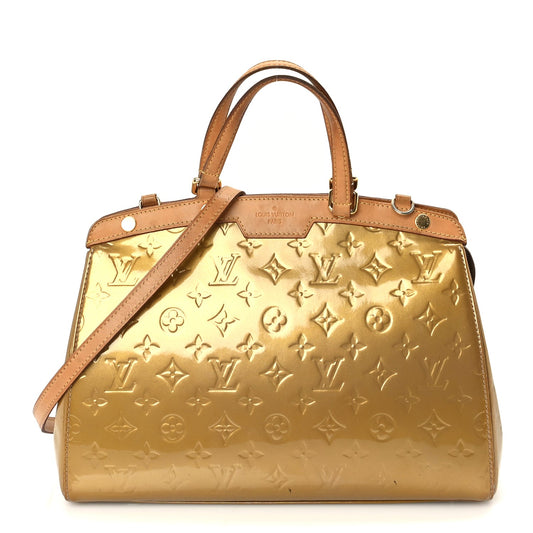 Louis Vuitton Vernis Brea MM Beige Poudre