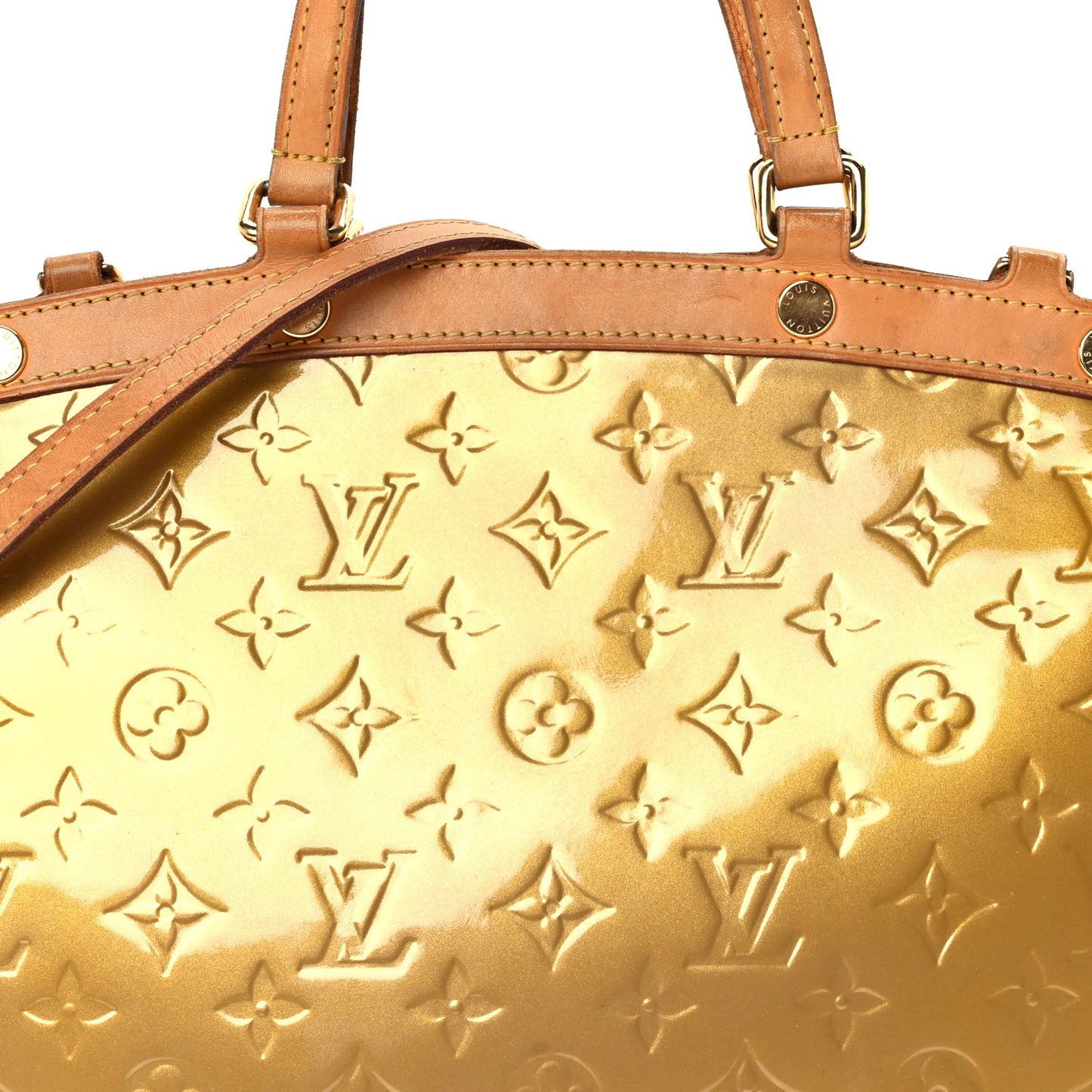 Louis Vuitton Vernis Brea MM Beige Poudre