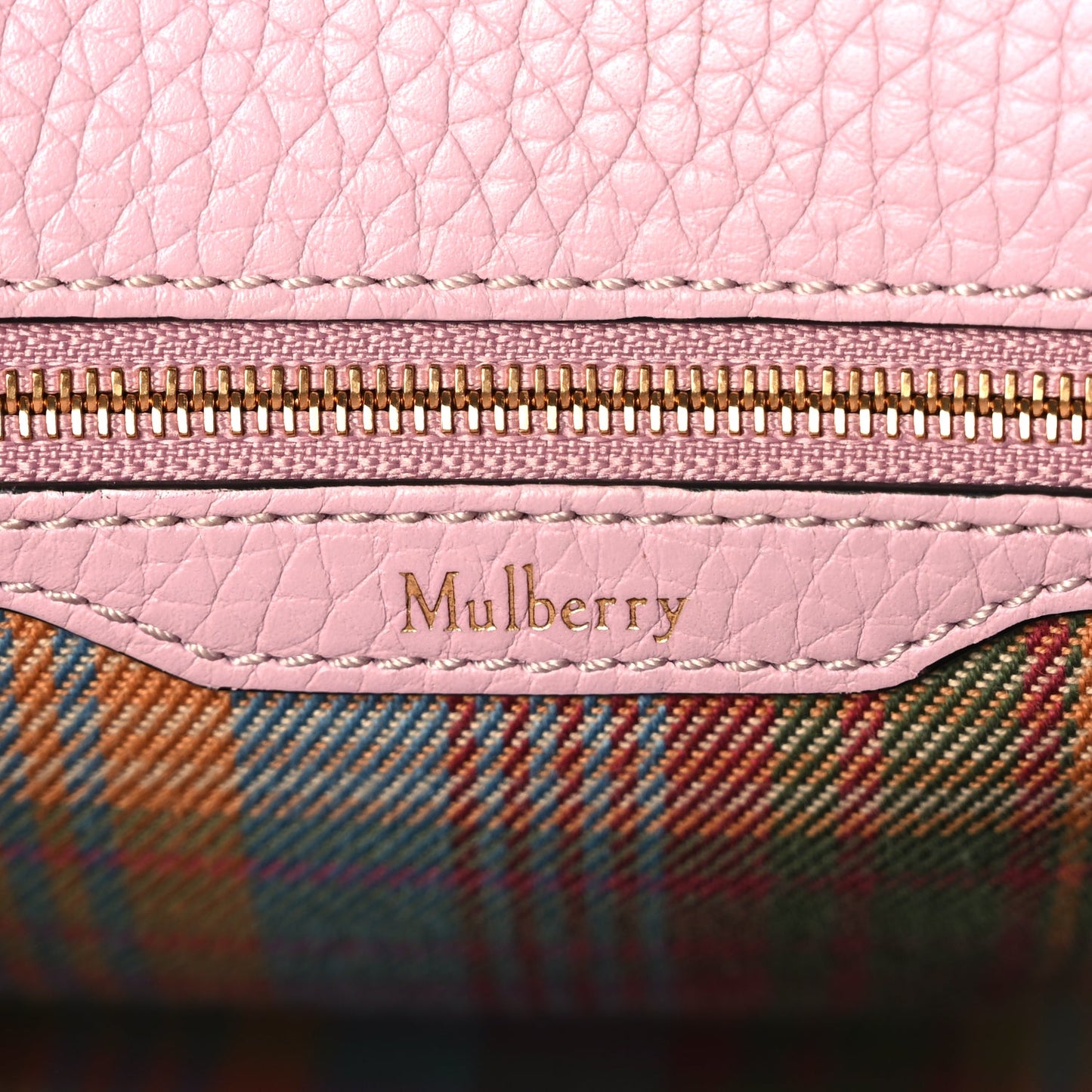 Mulberry Heavy Grain Calfskin Small Belted Bayswater Tote Powder Pink Powder Pink