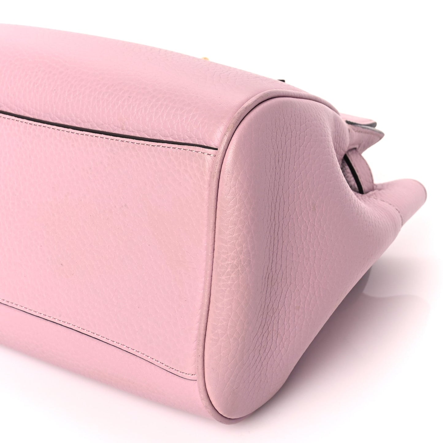 Mulberry Heavy Grain Calfskin Small Belted Bayswater Tote Powder Pink Powder Pink