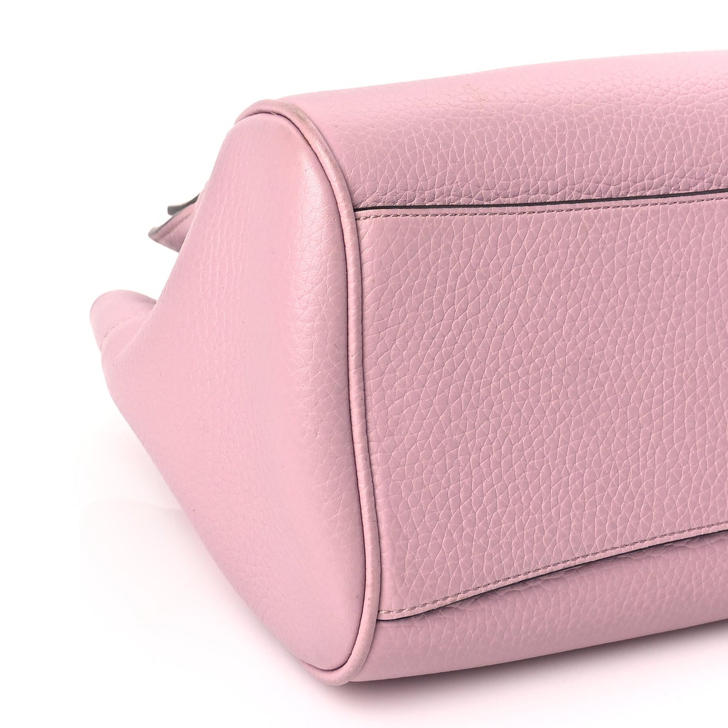 Mulberry Heavy Grain Calfskin Small Belted Bayswater Tote Powder Pink Powder Pink