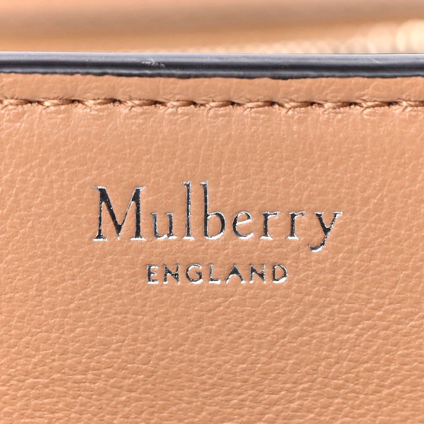 Mulberry Micro Classic Grain Mini Zipped Bayswater Sable