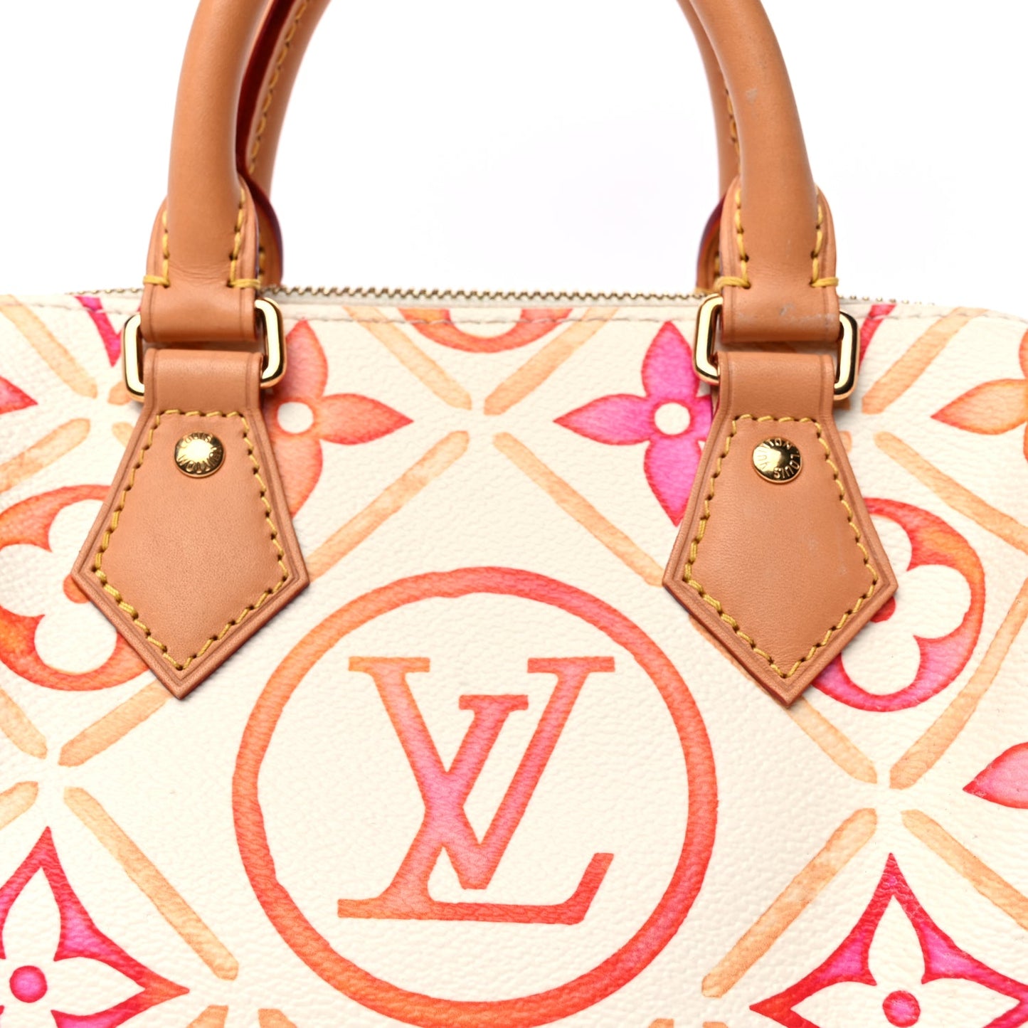 Louis Vuitton Monogram Tiles By The Pool Speedy 20  Coral