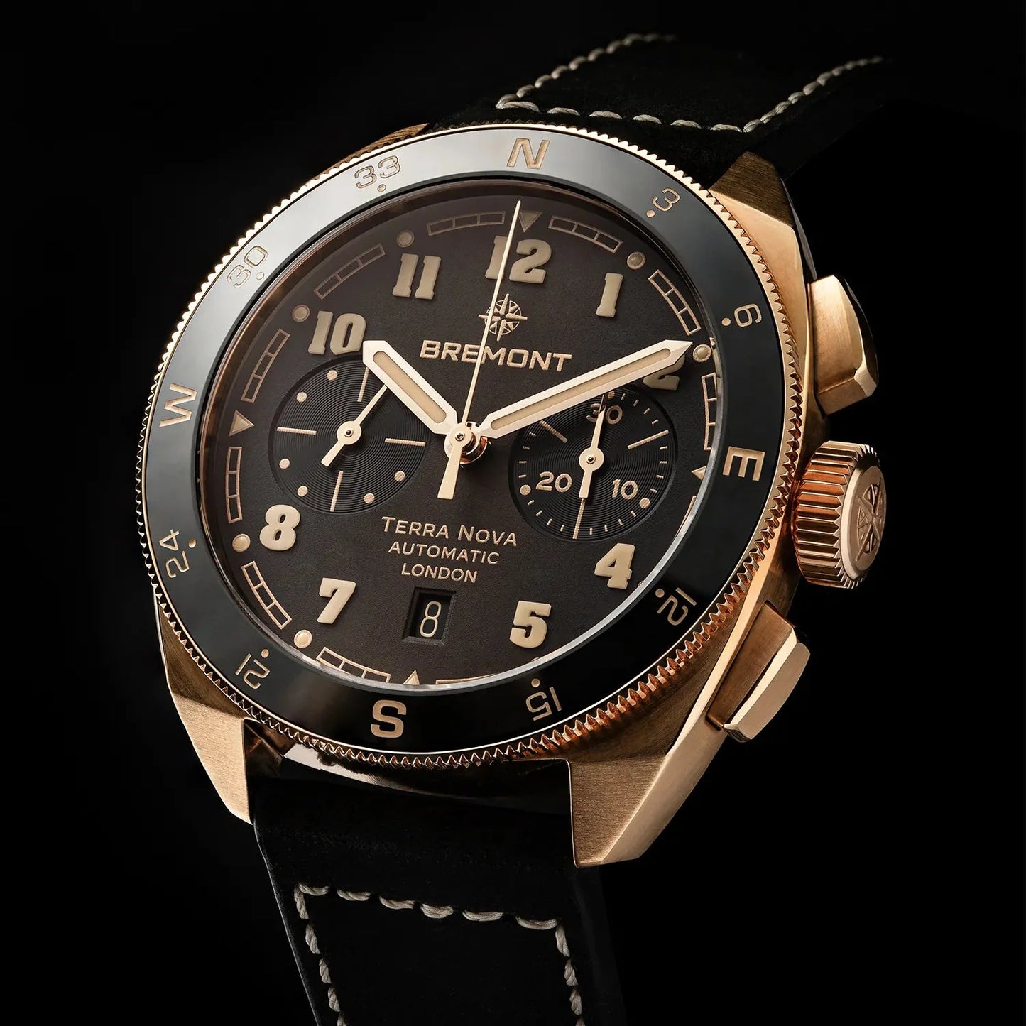 Terra Nova 42.5 Chronograph, Rose Gold