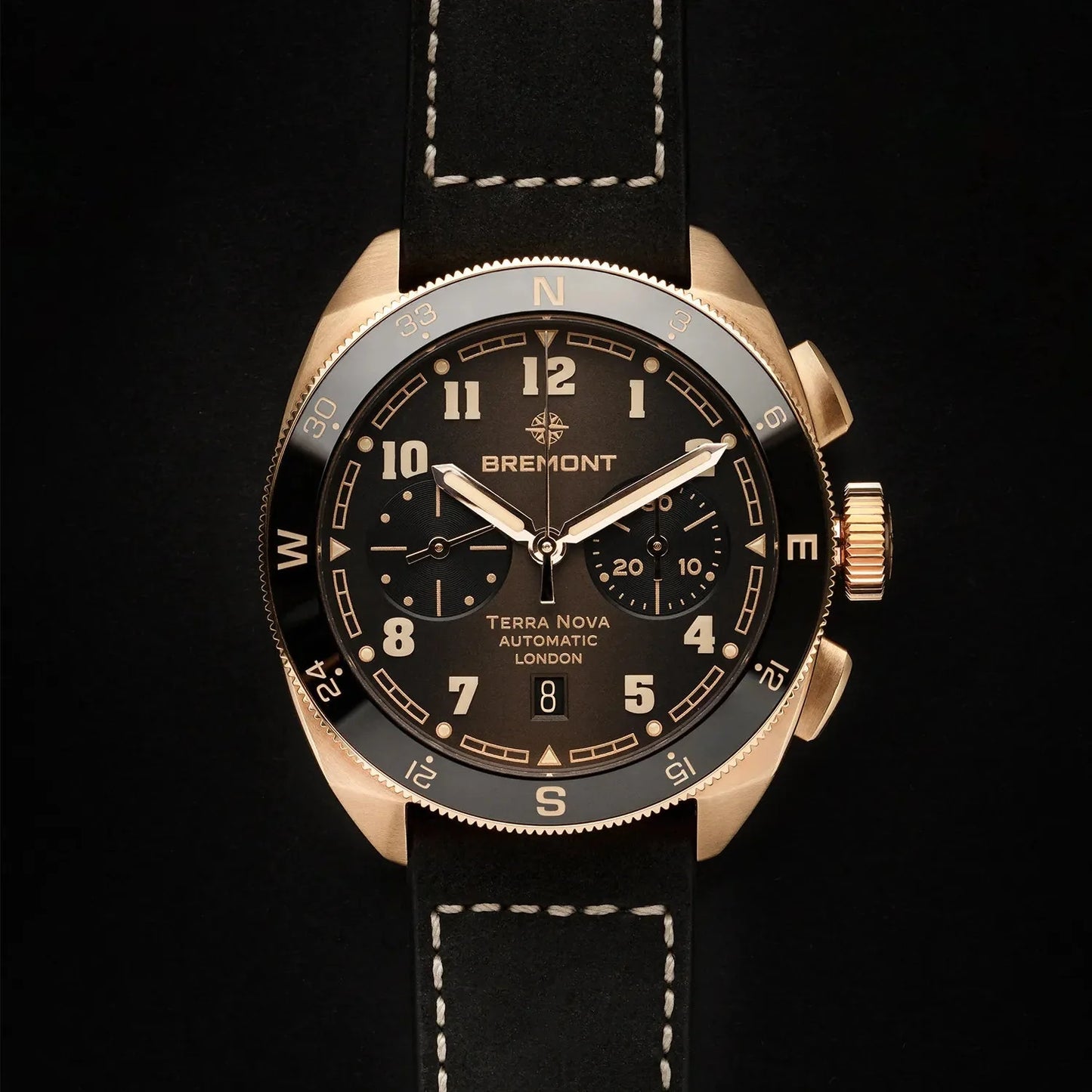 Terra Nova 42.5 Chronograph, Rose Gold