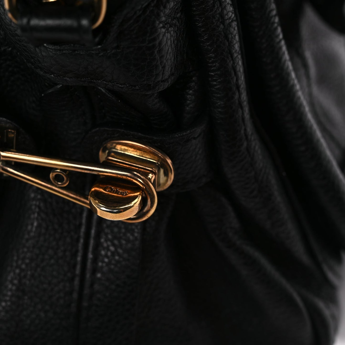 Chloe Calfskin Medium Paraty Black