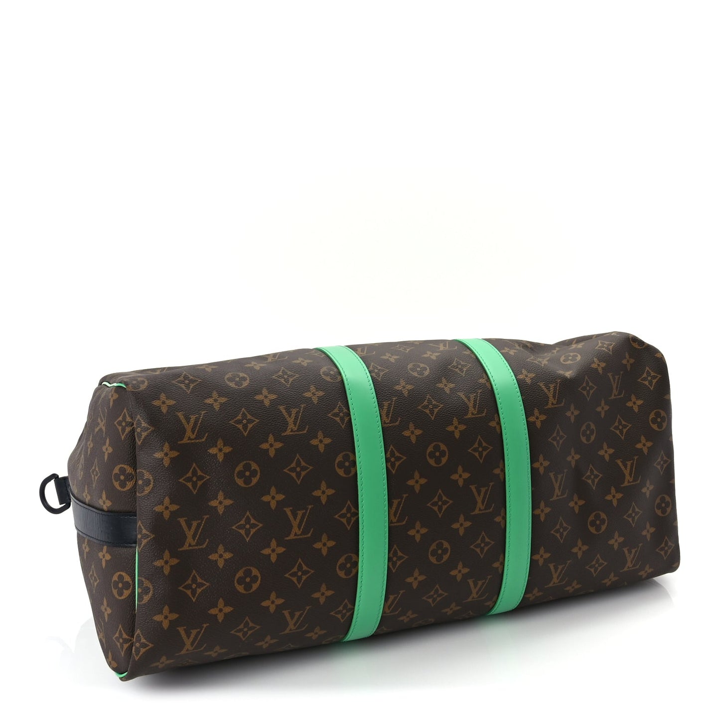Louis Vuitton Monogram Macassar Keepall Bandouliere 50 Minty Green