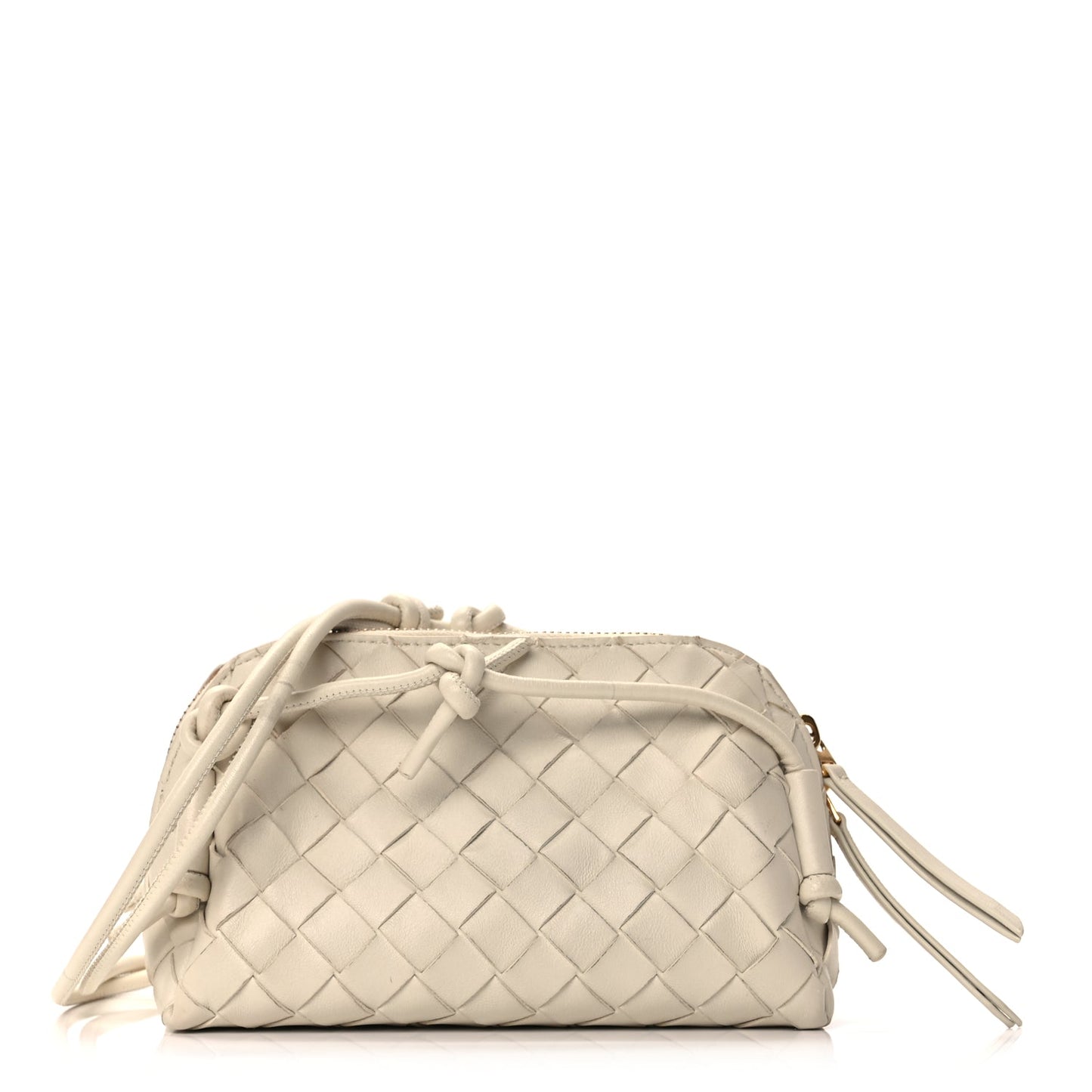 Bottega Veneta Nappa Intrecciato Concert Pouch Sea Salt