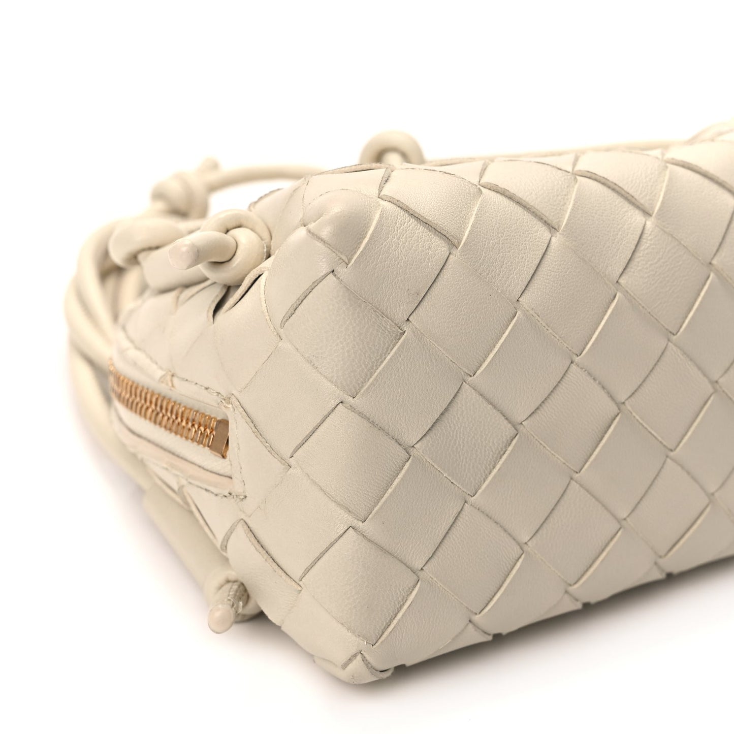 Bottega Veneta Nappa Intrecciato Concert Pouch Sea Salt