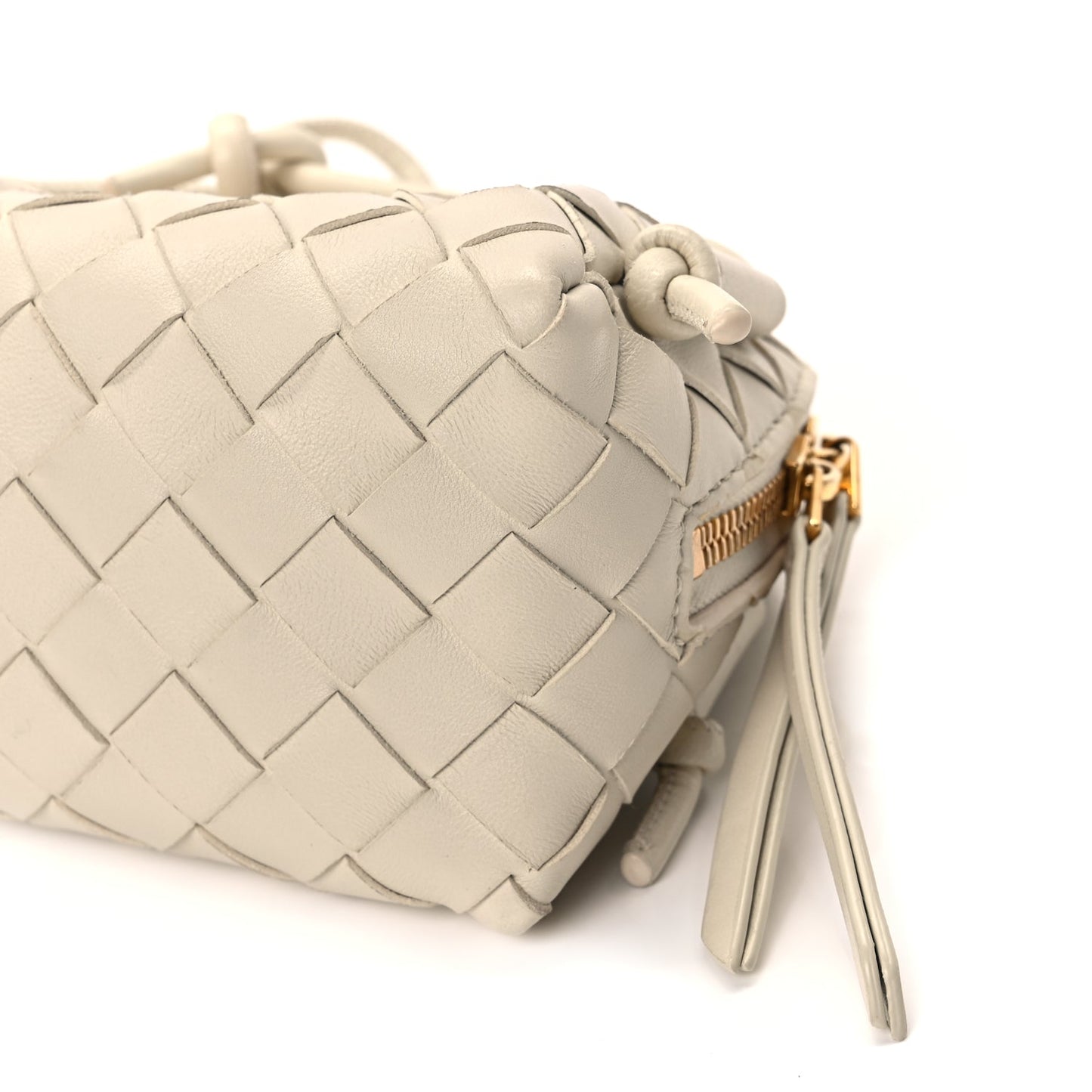 Bottega Veneta Nappa Intrecciato Concert Pouch Sea Salt