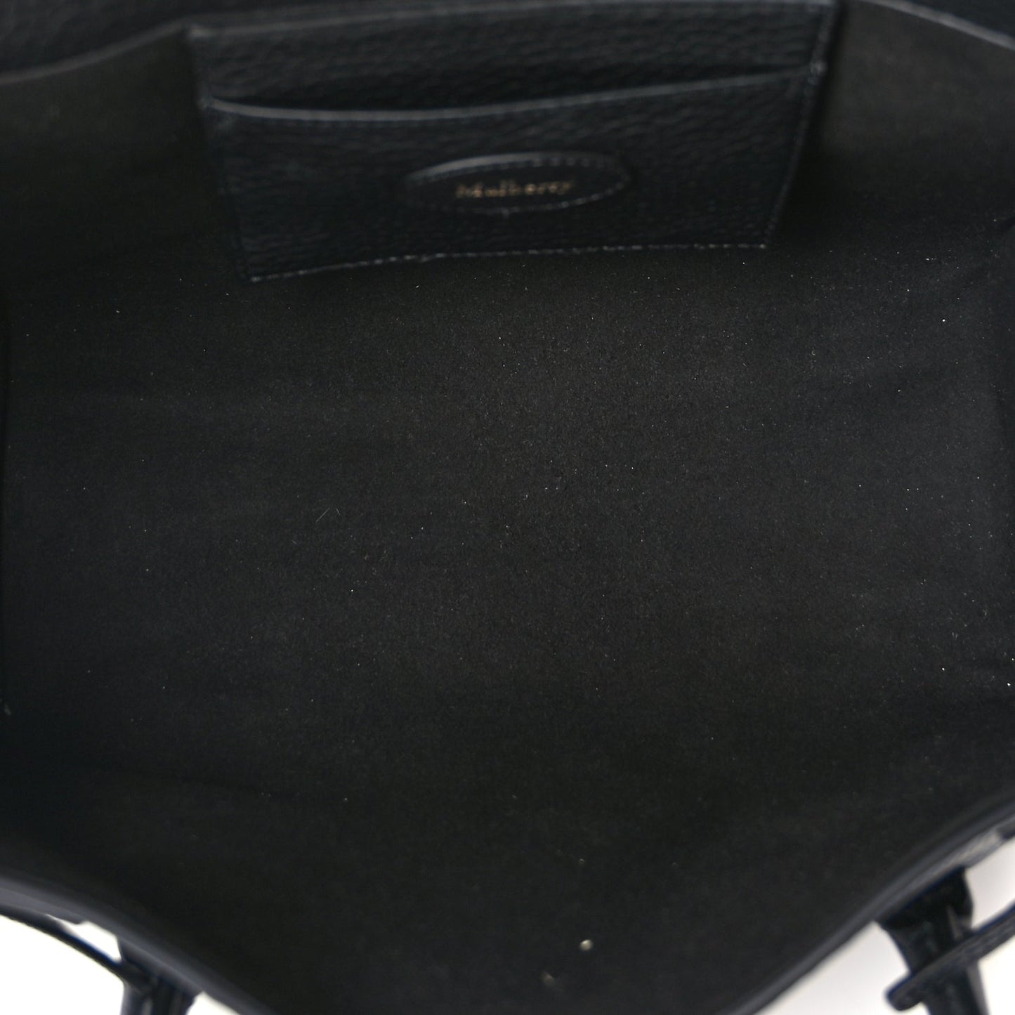 Mulberry Heavy Grain Mini Soft Bayswater  Black