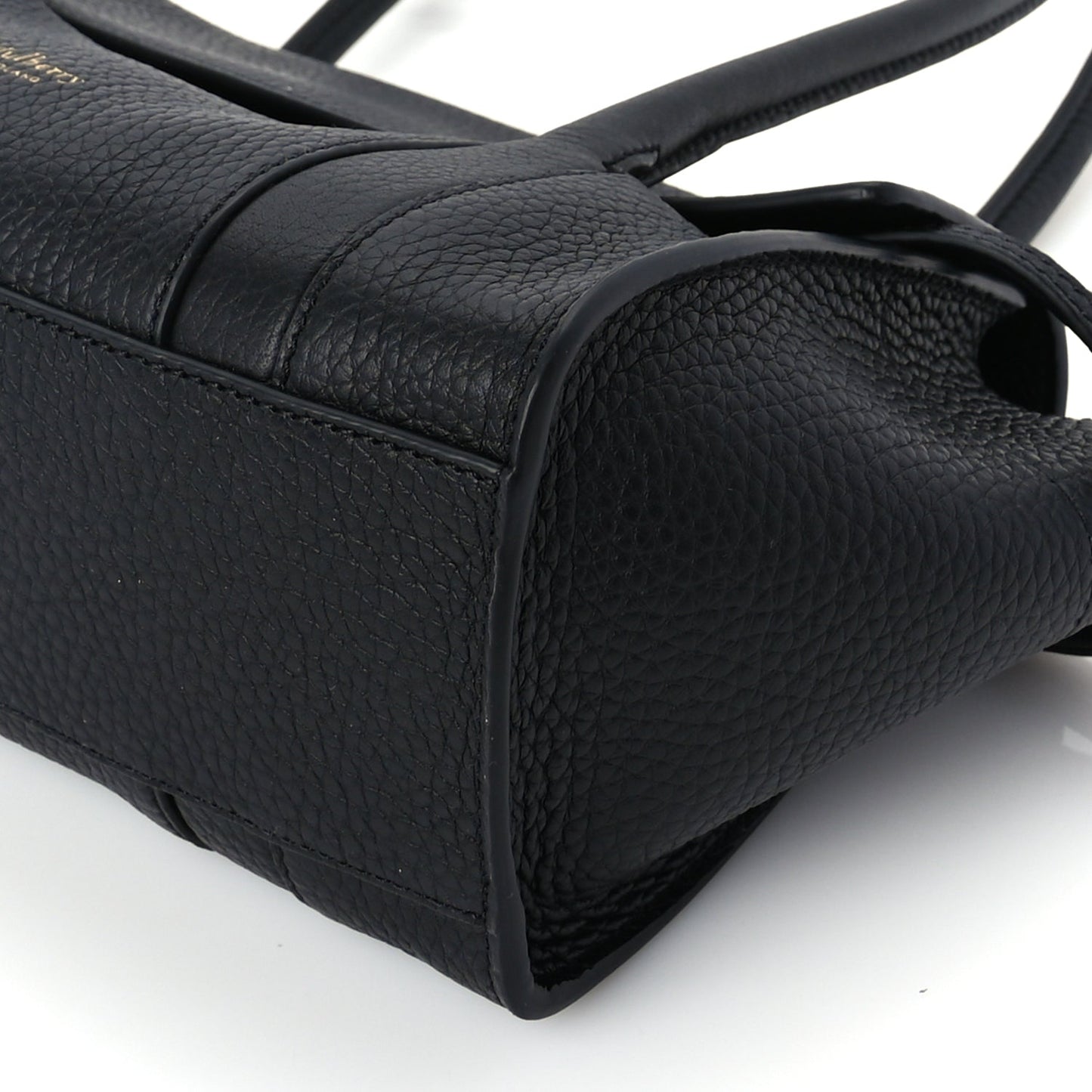 Mulberry Heavy Grain Mini Soft Bayswater  Black