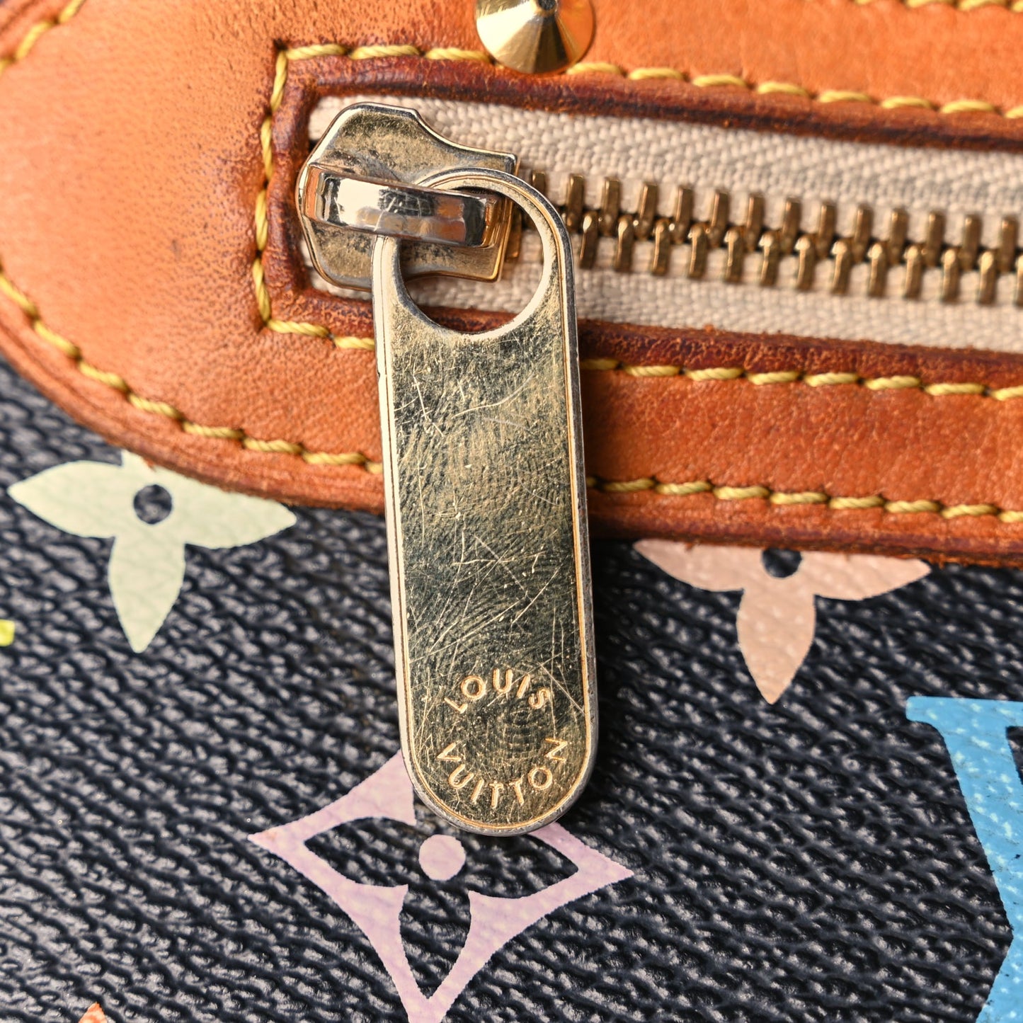 Louis Vuitton Monogram Multicolor Boulogne Black