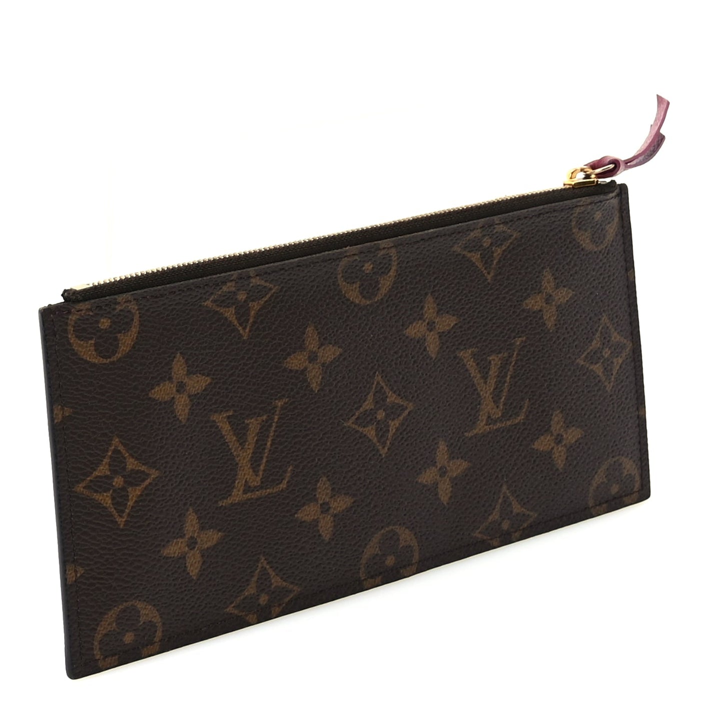 Louis Vuitton Monogram Felicie Chain Wallet Zippered Insert Fuchsia