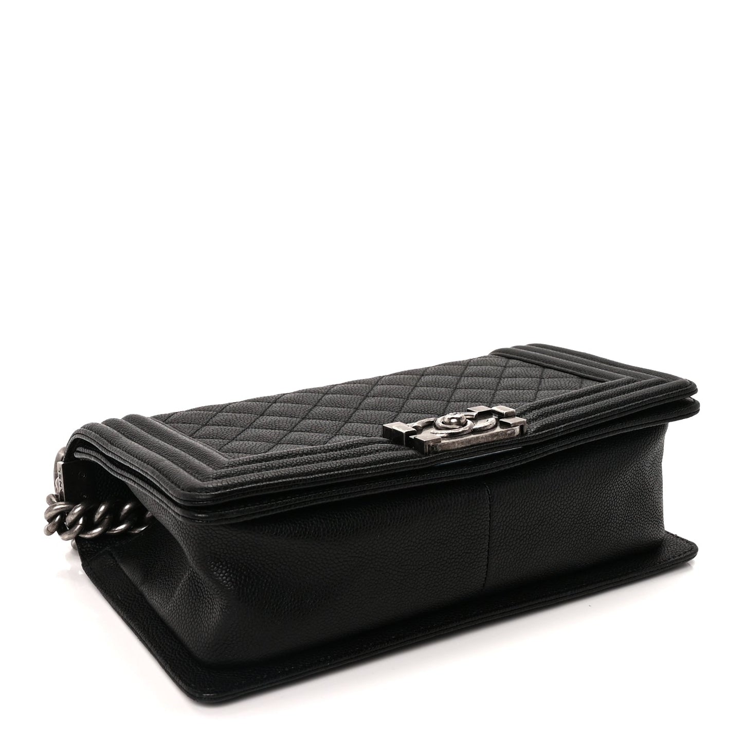 Chanel Caviar Quilted Medium Boy Flap  Black