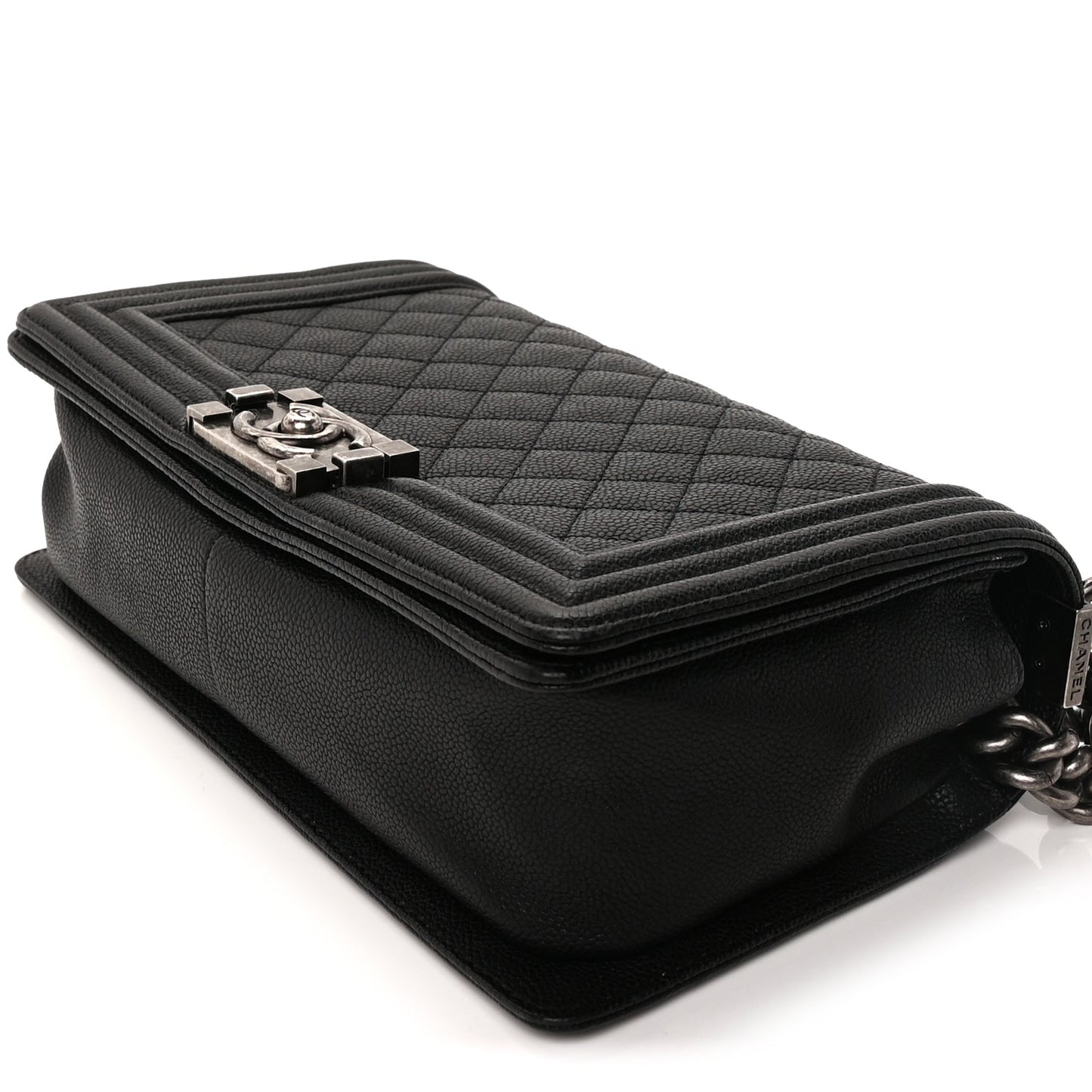Chanel Caviar Quilted Medium Boy Flap  Black