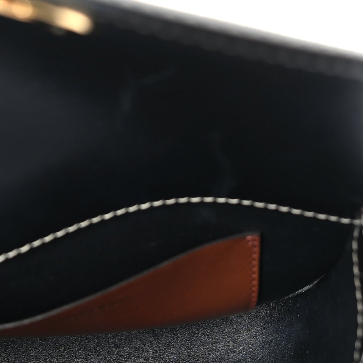 Burberry Calfskin Check Small Elizabeth Bag Brown