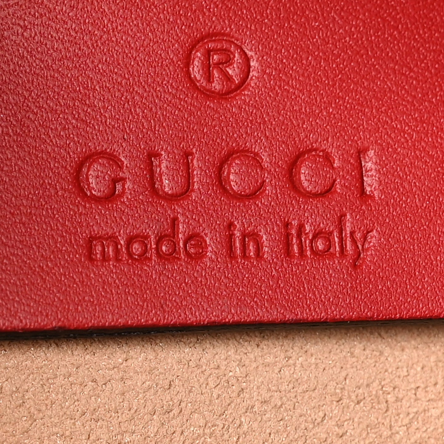 Gucci GG Supreme Monogram Kingsnake Heart Embroidered Mini Chain Shoulder Bag  Beige Hibiscus Red