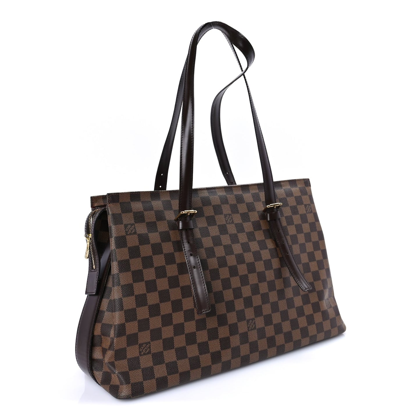 Louis Vuitton Damier Ebene Chelsea Tote Brown