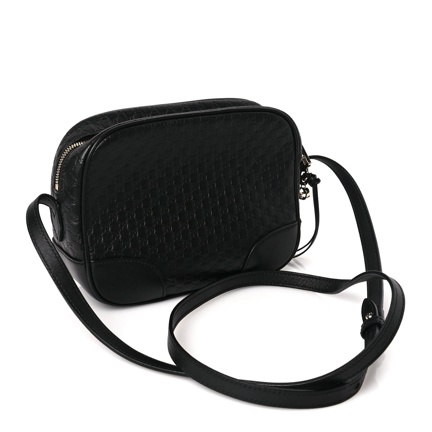 Gucci Microguccissima Mini Bree Messenger Bag Black