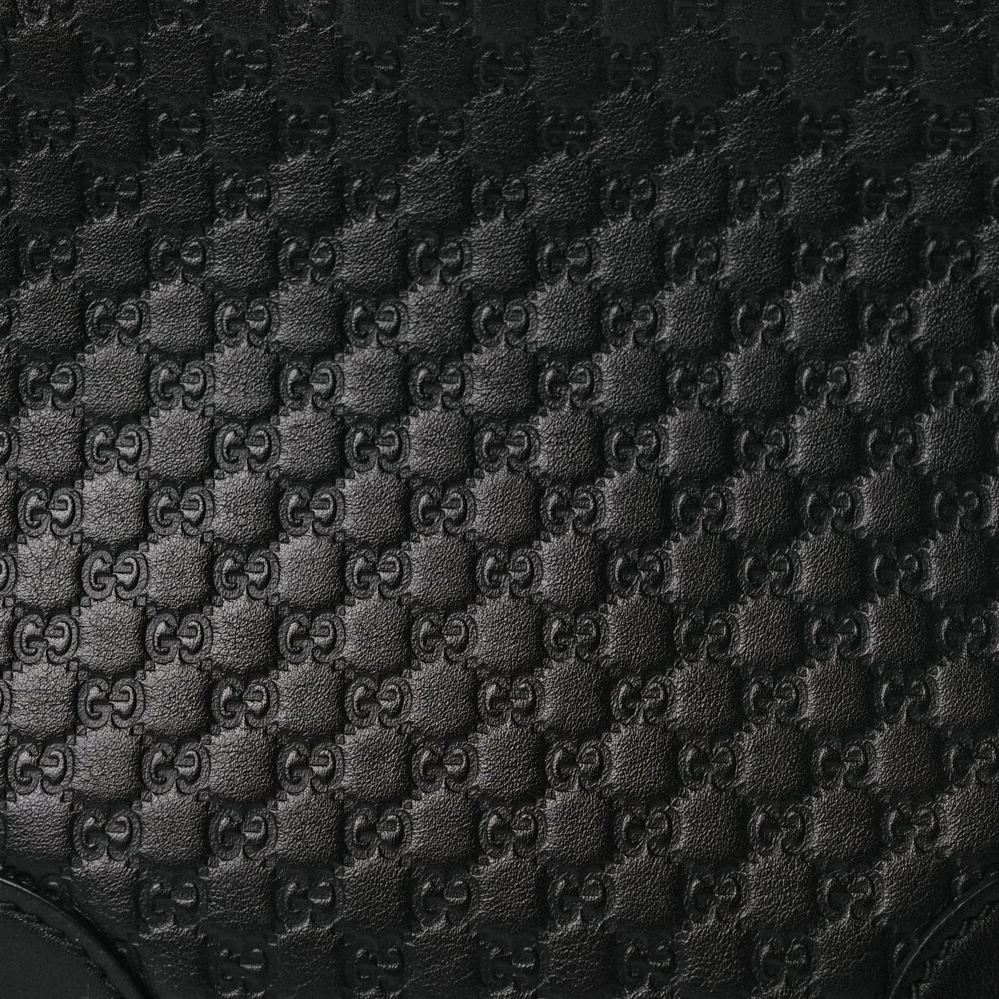 Gucci Microguccissima Mini Bree Messenger Bag Black