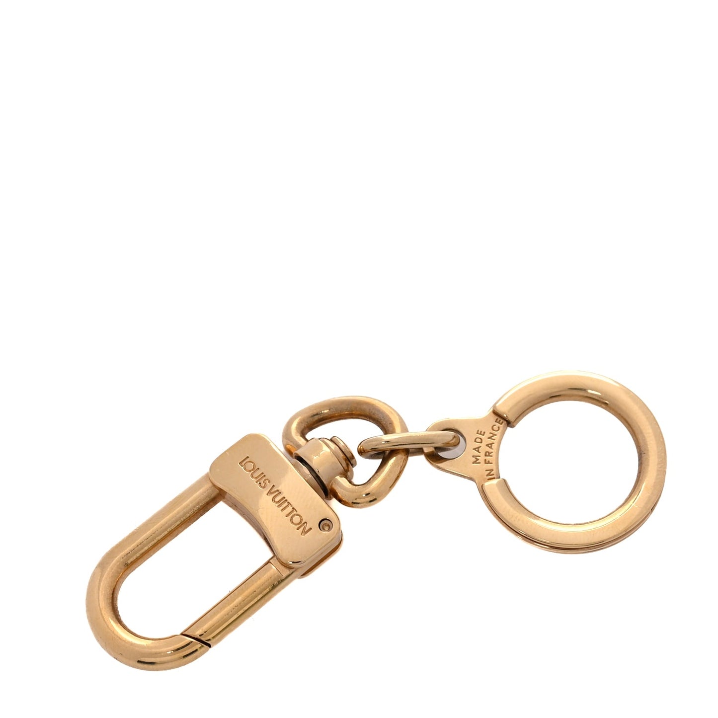 Louis Vuitton Pochette Extender Key Ring Gold