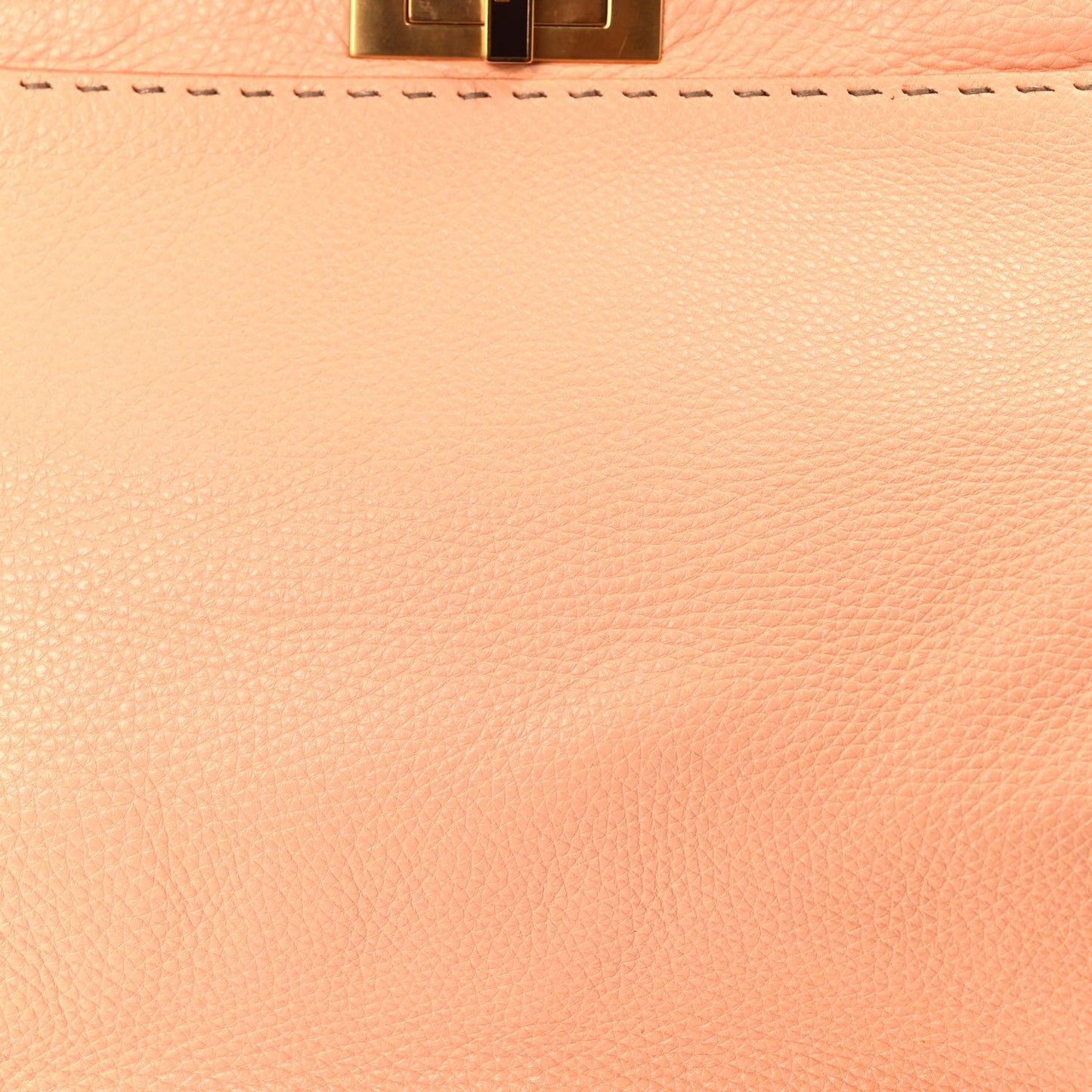 Fendi Cuoio Romano Selleria Bi-Color Large Peekaboo Iconic Satchel