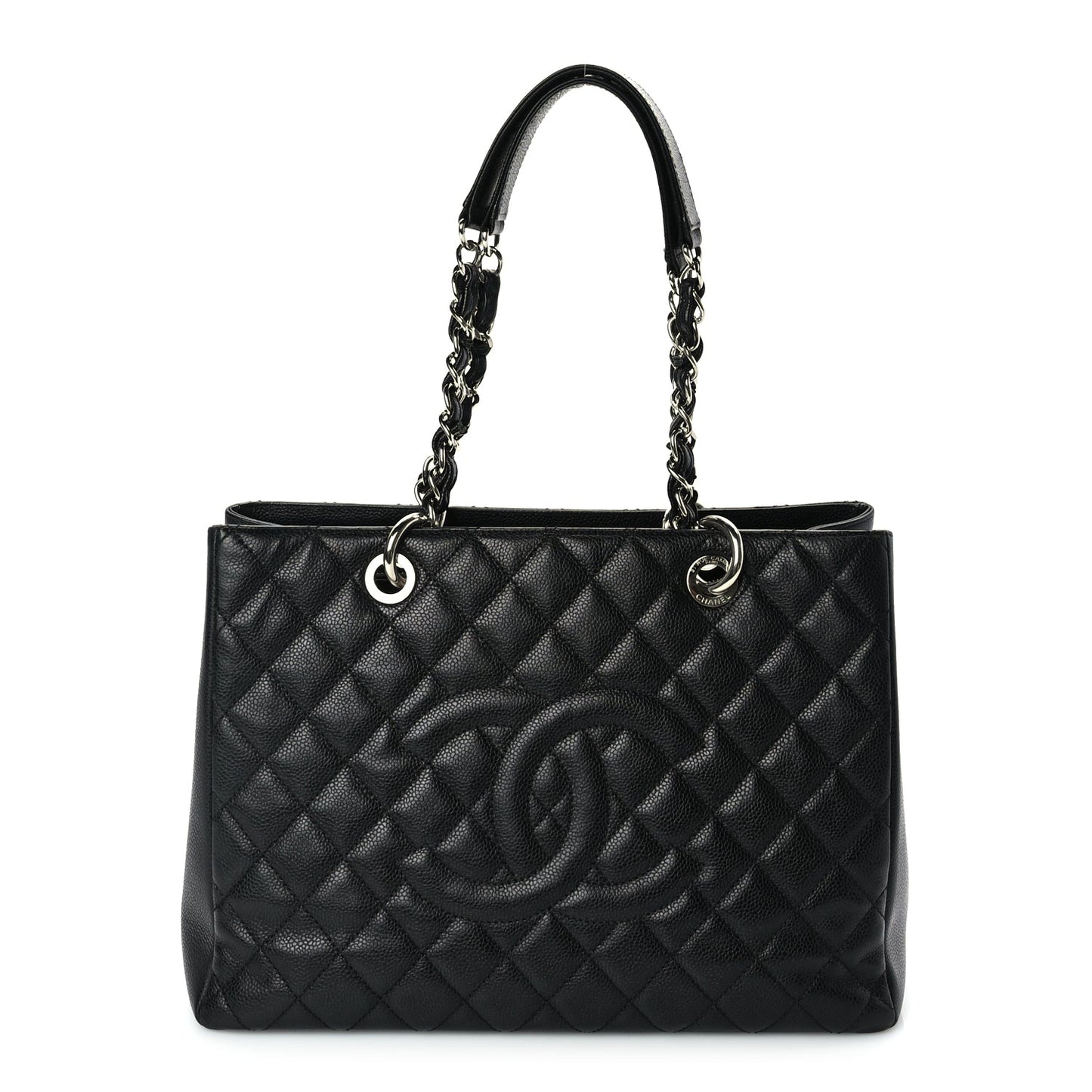 Chanel Caviar Quilted Grand Shopping Tote GST Black