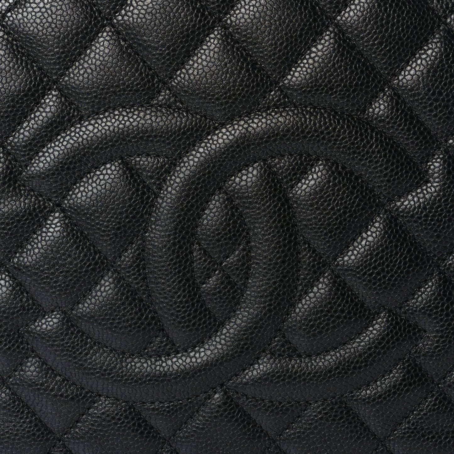 Chanel Caviar Quilted Grand Shopping Tote GST Black