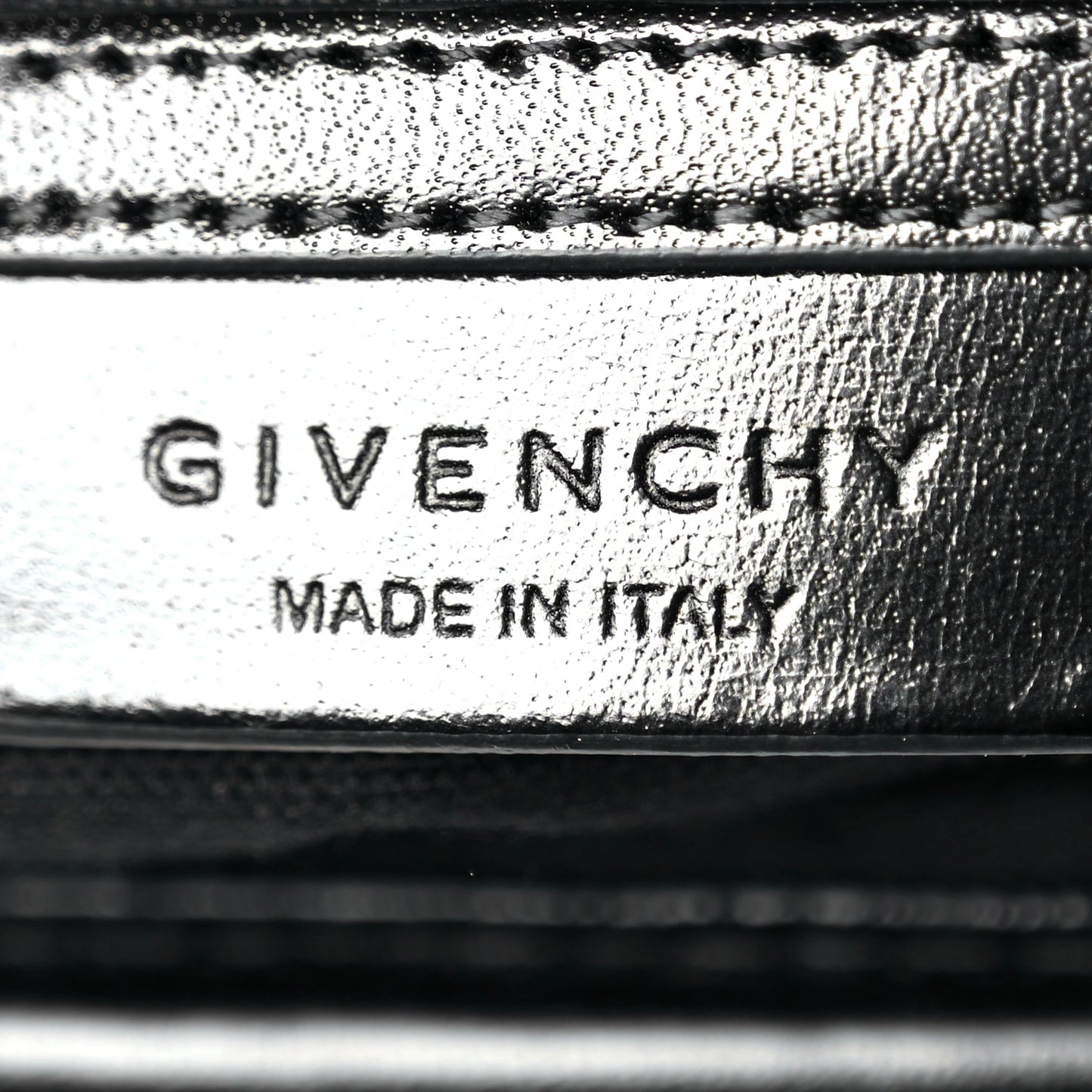 Givenchy Shiny Lord Calfskin Small Antigona Black
