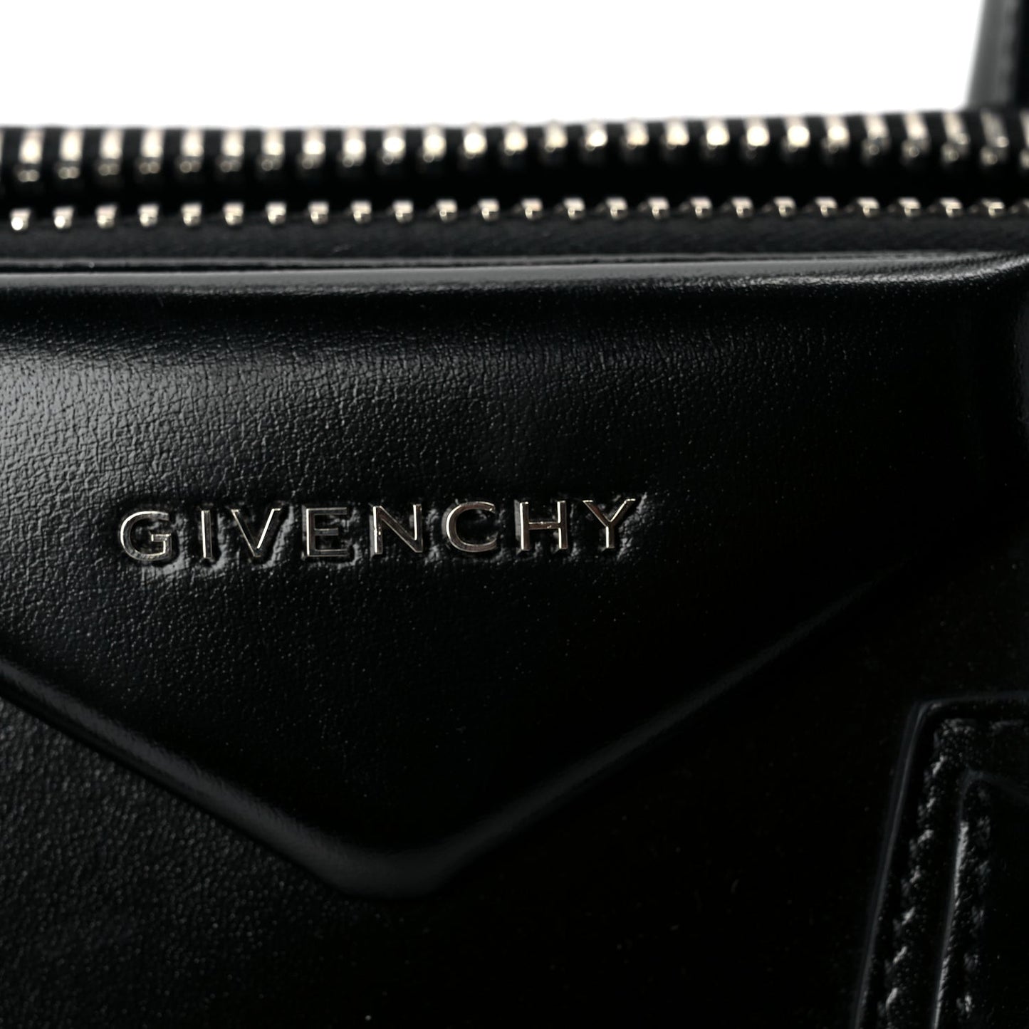 Givenchy Shiny Lord Calfskin Small Antigona Black