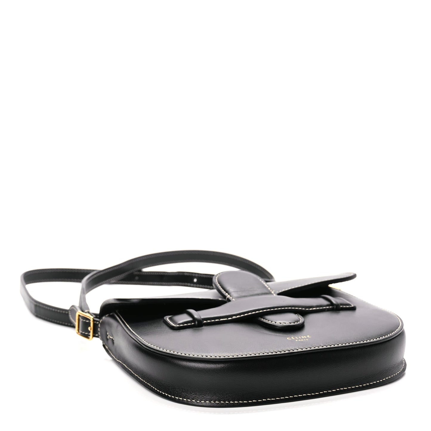 Celine  Smooth Calfskin Mini Symmetrical Bag Black