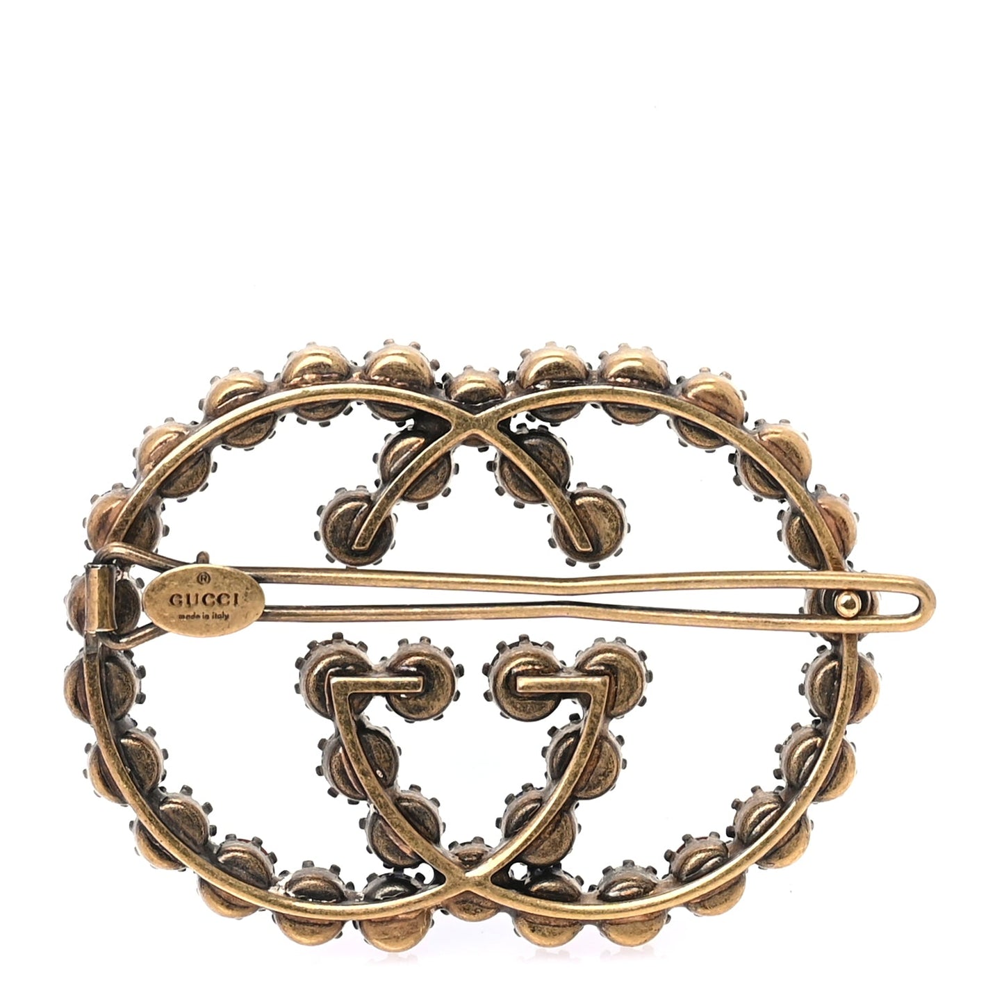 Gucci Crystal Interlocking G Hair Clip Multicolor Multicolor