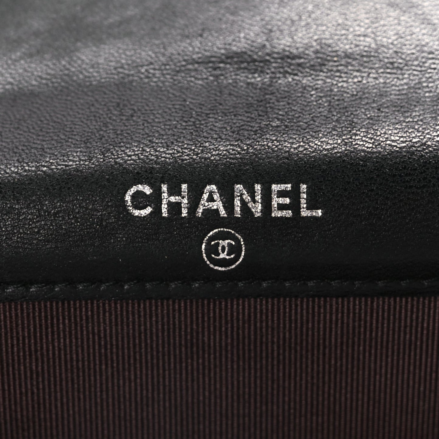 Chanel Lambskin Quilted Flap Card Holder Wallet Black
