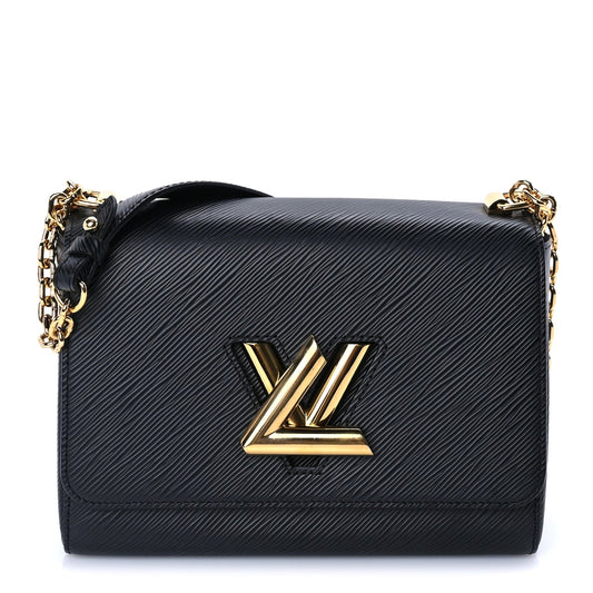 Louis Vuitton Epi Twist Shoulder Bag MM Black