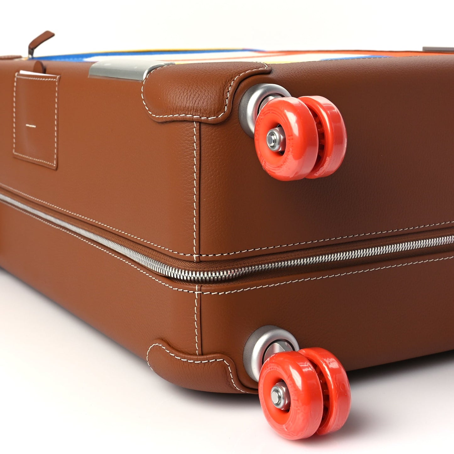 Hermes Canvas Taurillon Regate RMS Rolling Trolley Luggage Multicolor