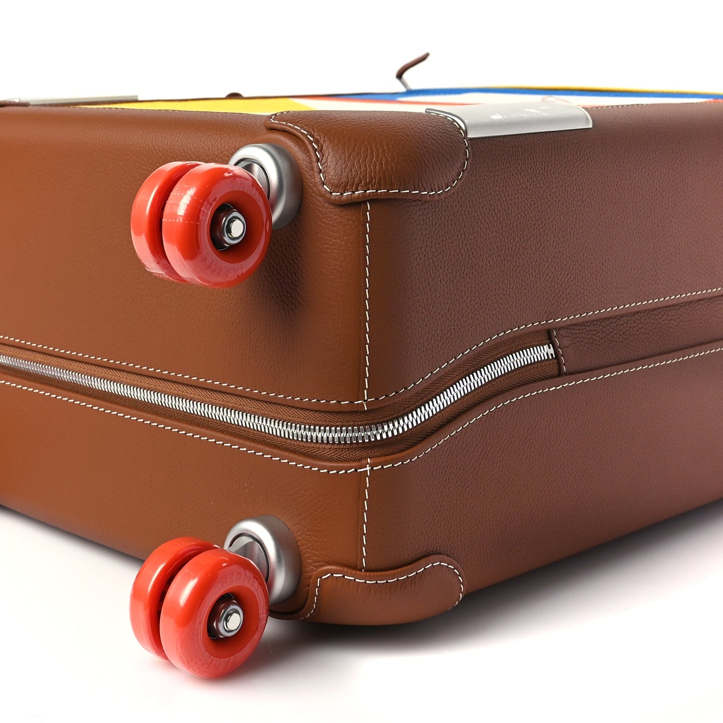 Hermes Canvas Taurillon Regate RMS Rolling Trolley Luggage Multicolor
