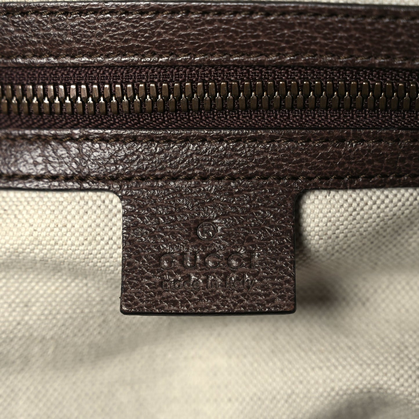 Gucci GG Supreme Monogram Textured Dollar Calfskin Web Medium Ophidia Carry-On Duffle Bag Beige Ebony New Acero