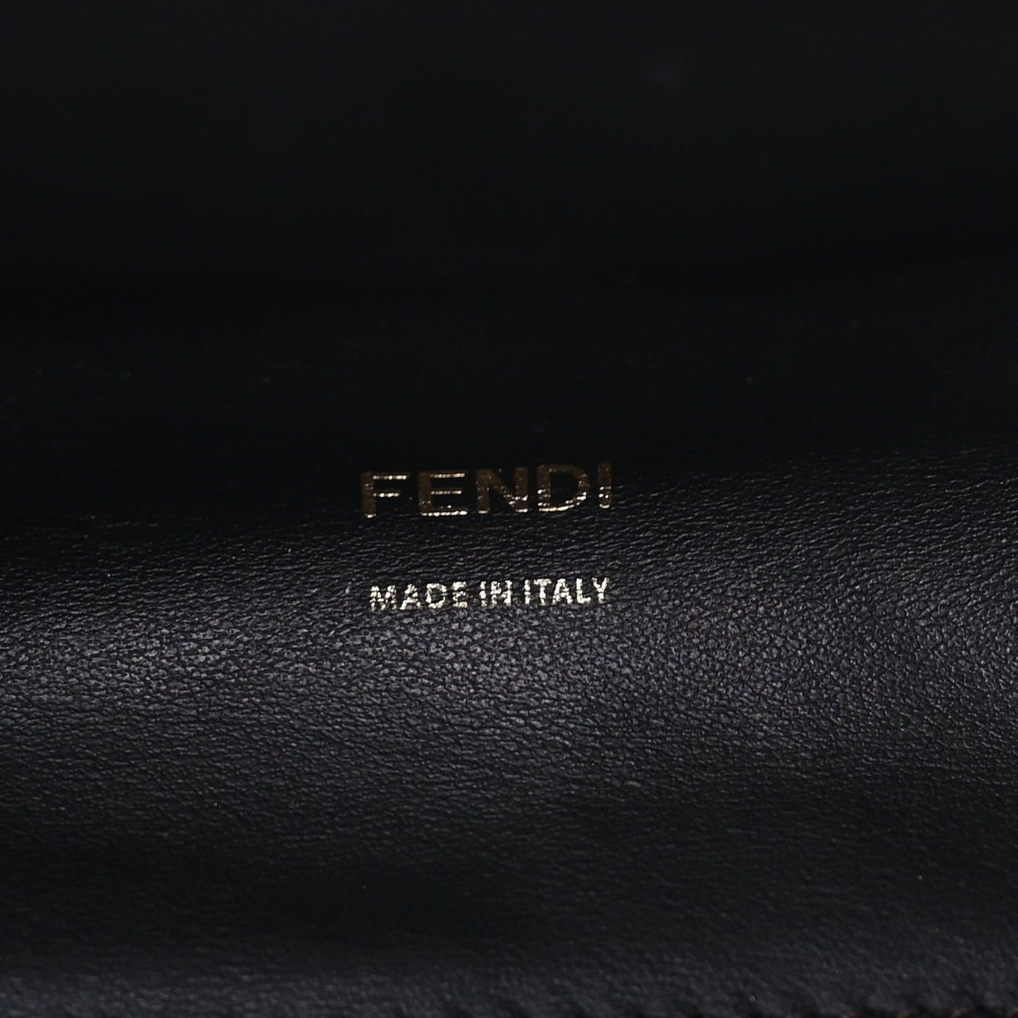 Fendi Vitello Seta Light Century Shearling FF 1974 Medium Peekaboo X-Lite Nocciolo Ebano Tobacco