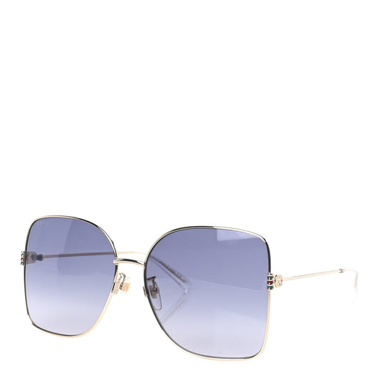 Gucci Metal Oversized Sunglasses GG1282SA Grey