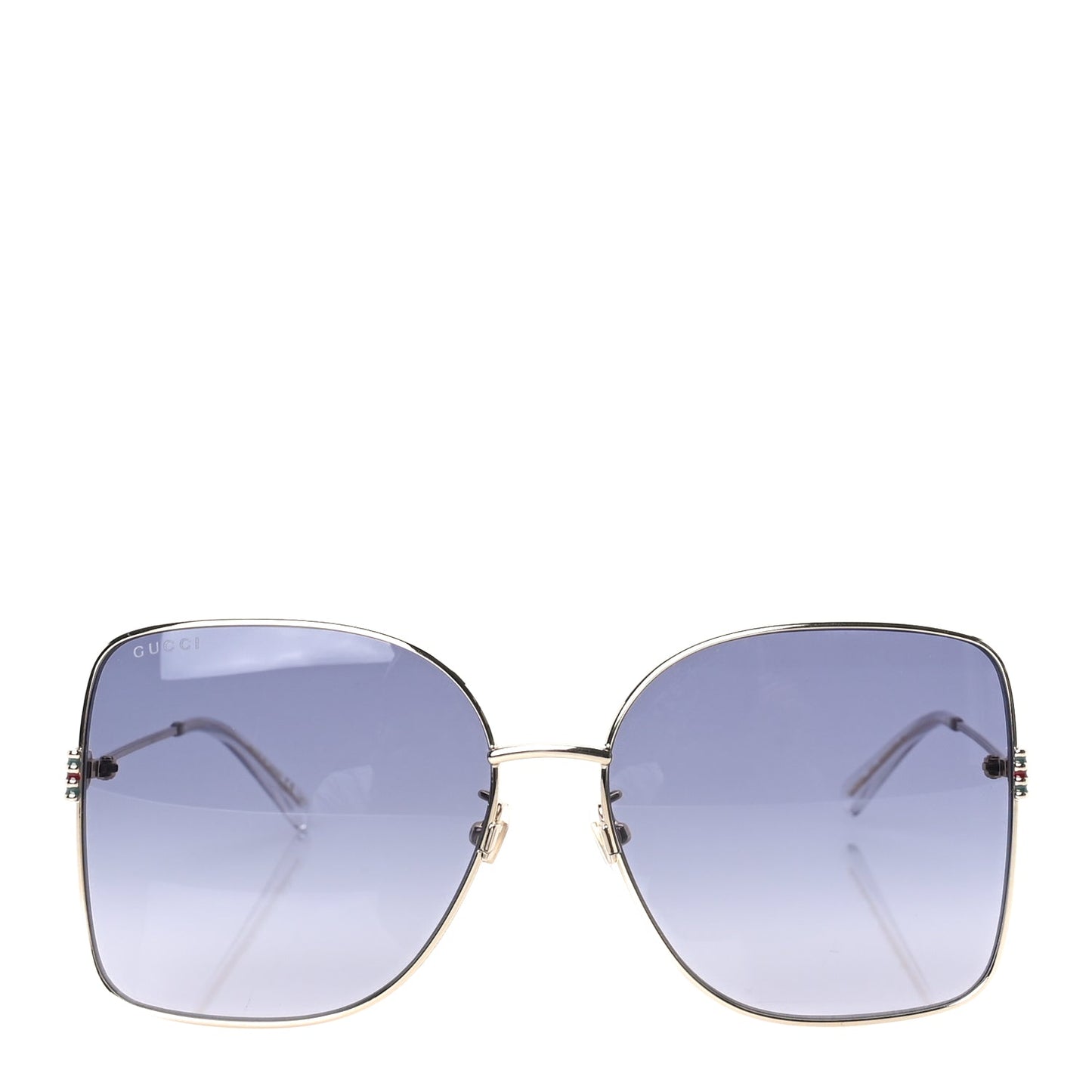 Gucci Metal Oversized Sunglasses GG1282SA Grey
