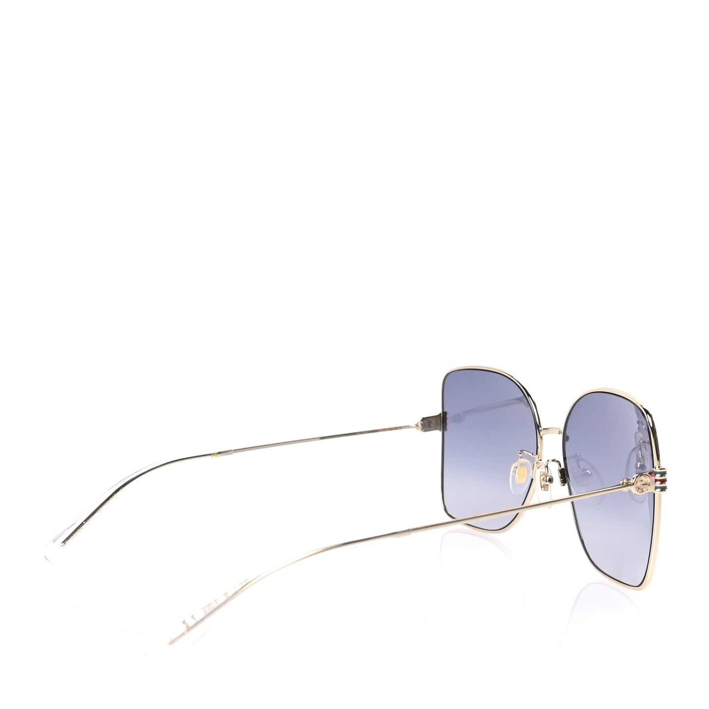 Gucci Metal Oversized Sunglasses GG1282SA Grey