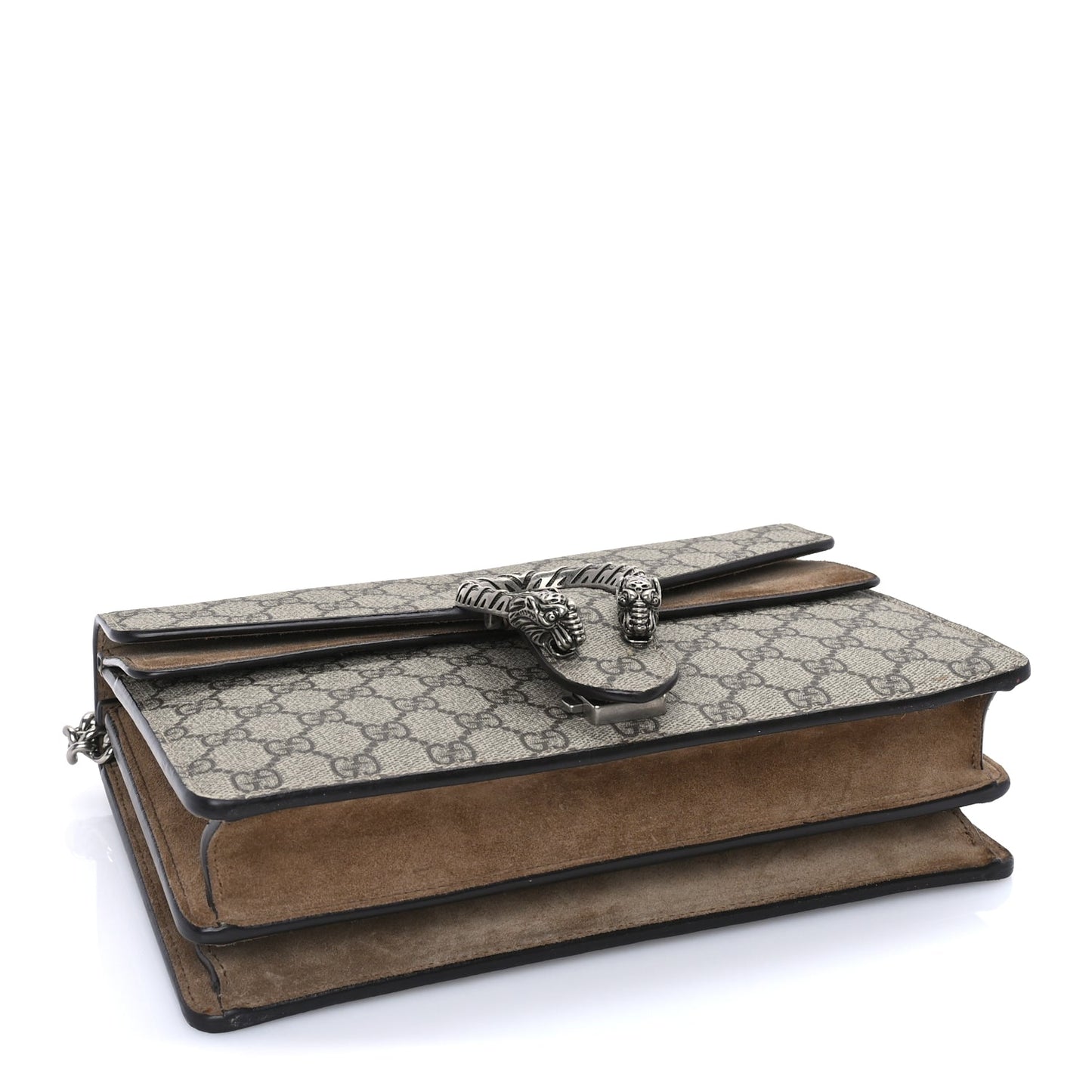 Gucci GG Supreme Monogram Small Dionysus Shoulder Bag  Taupe