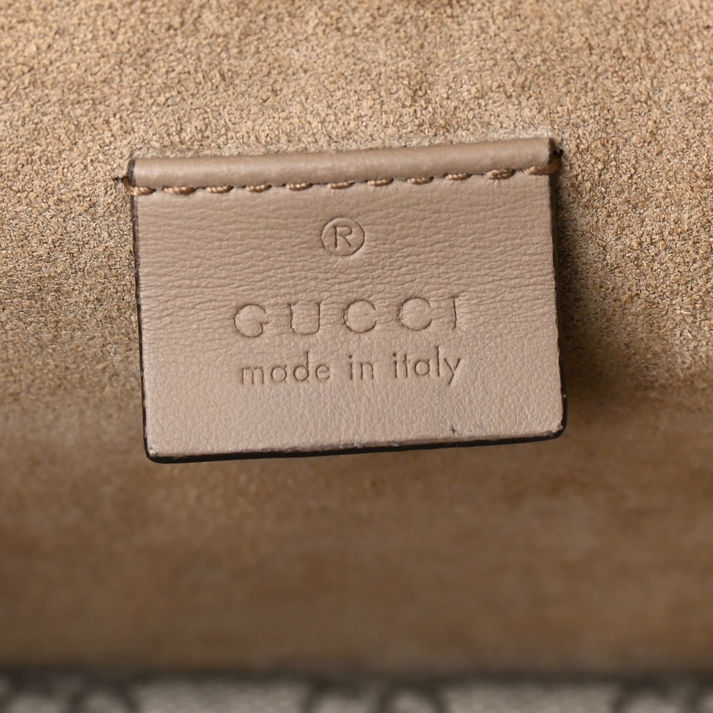 Gucci GG Supreme Monogram Small Dionysus Shoulder Bag  Taupe