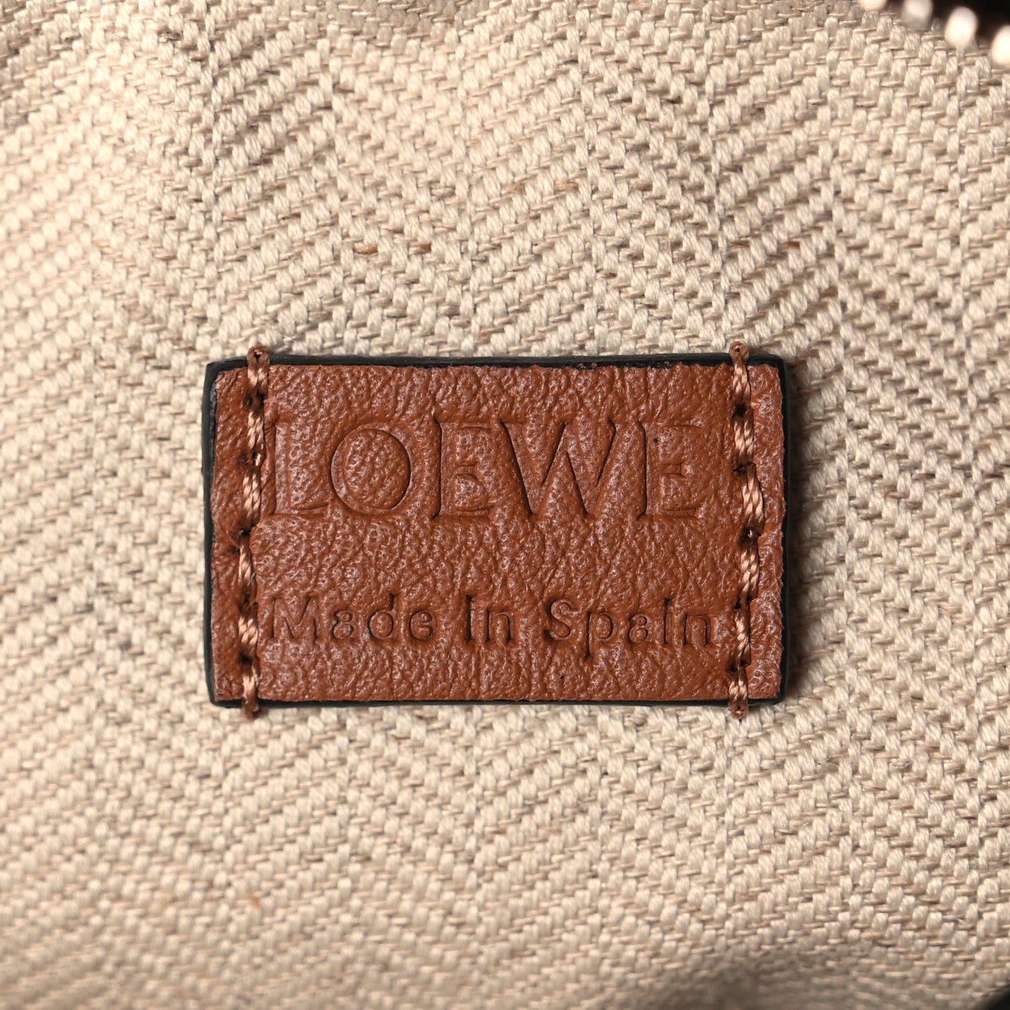 Loewe Calfskin Mini Puzzle Edge Bag Tan