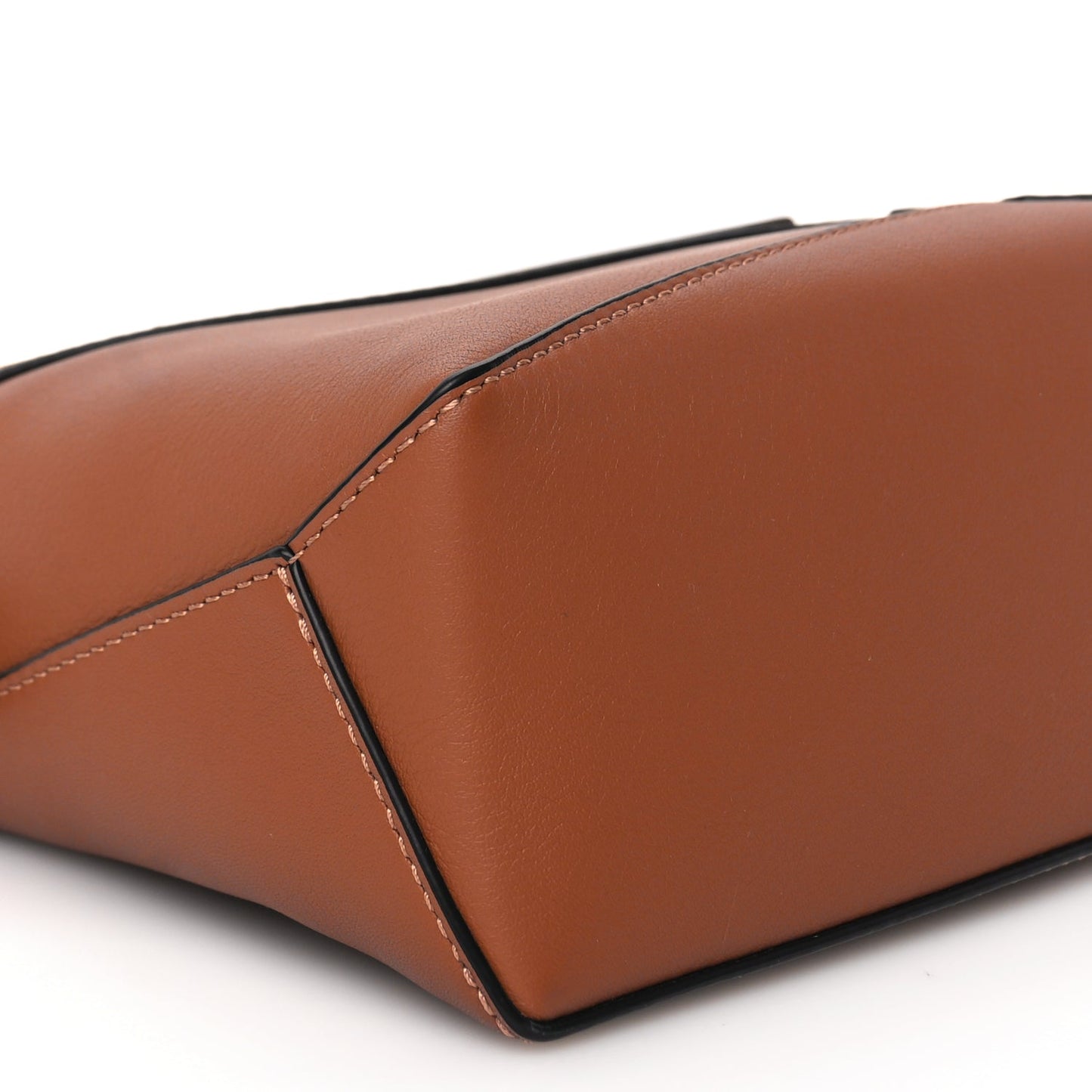 Loewe Calfskin Mini Puzzle Edge Bag Tan