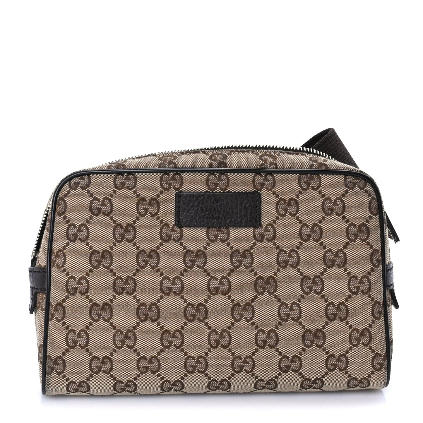 Gucci Monogram Belt Bag Dark Brown