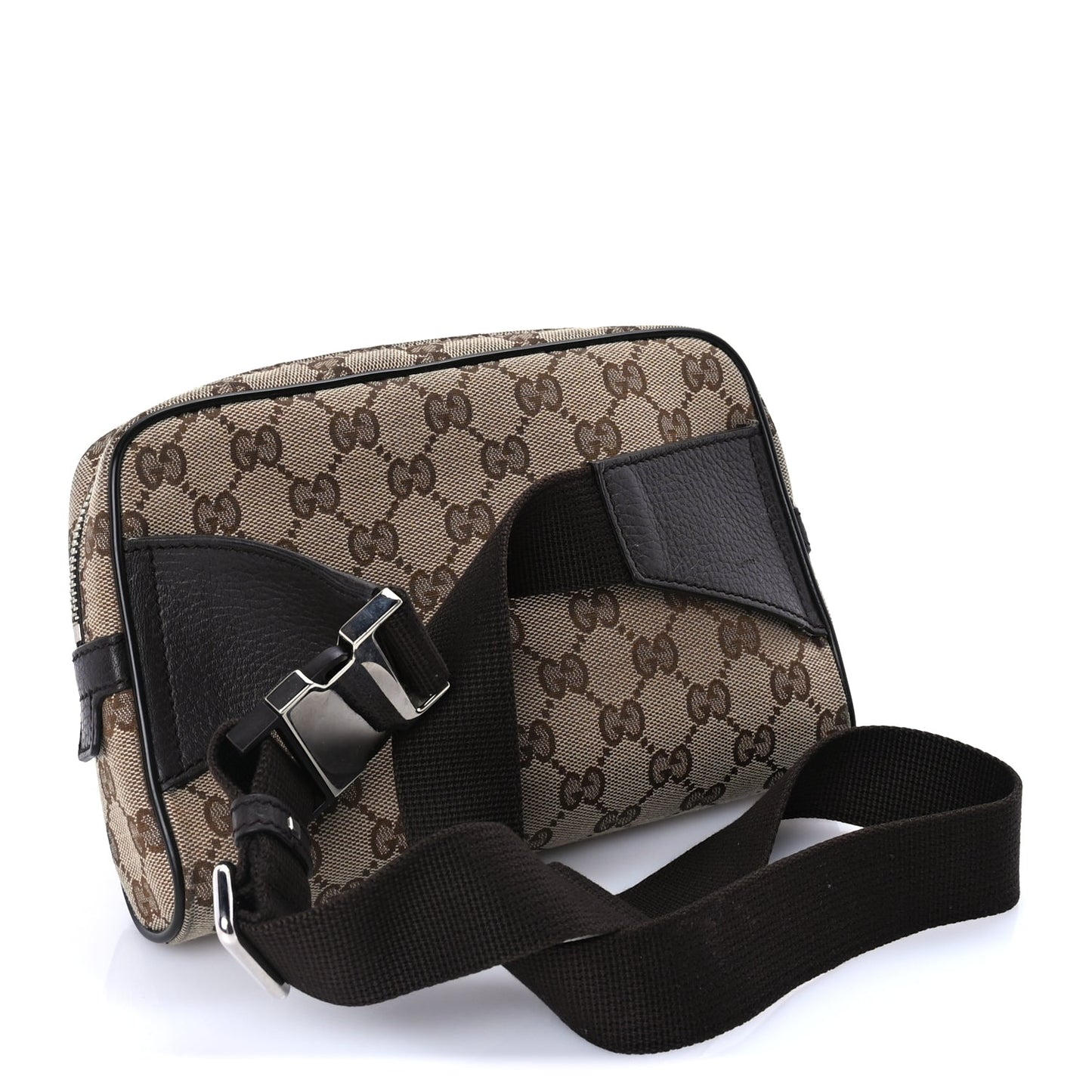 Gucci Monogram Belt Bag Dark Brown