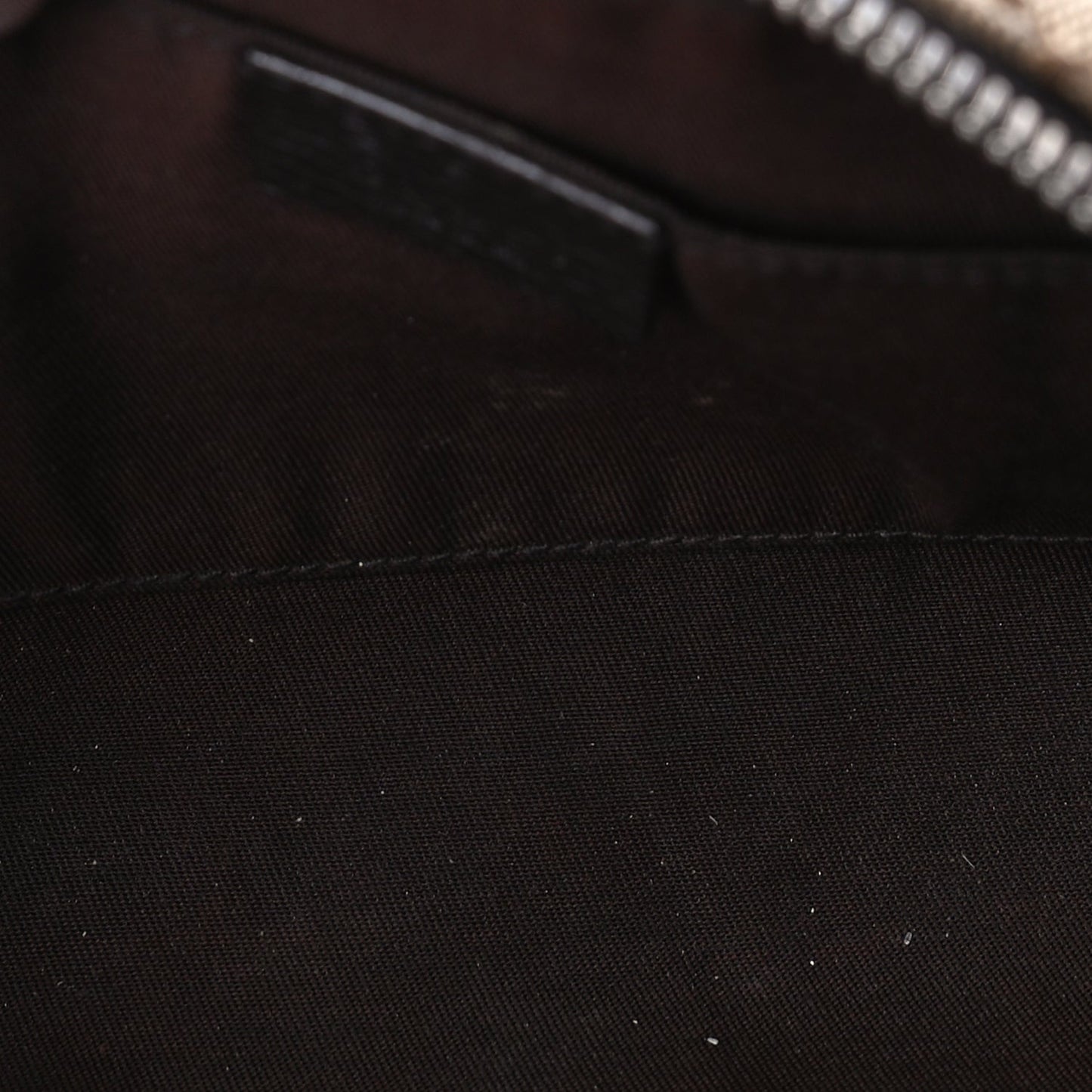 Gucci Monogram Belt Bag Dark Brown